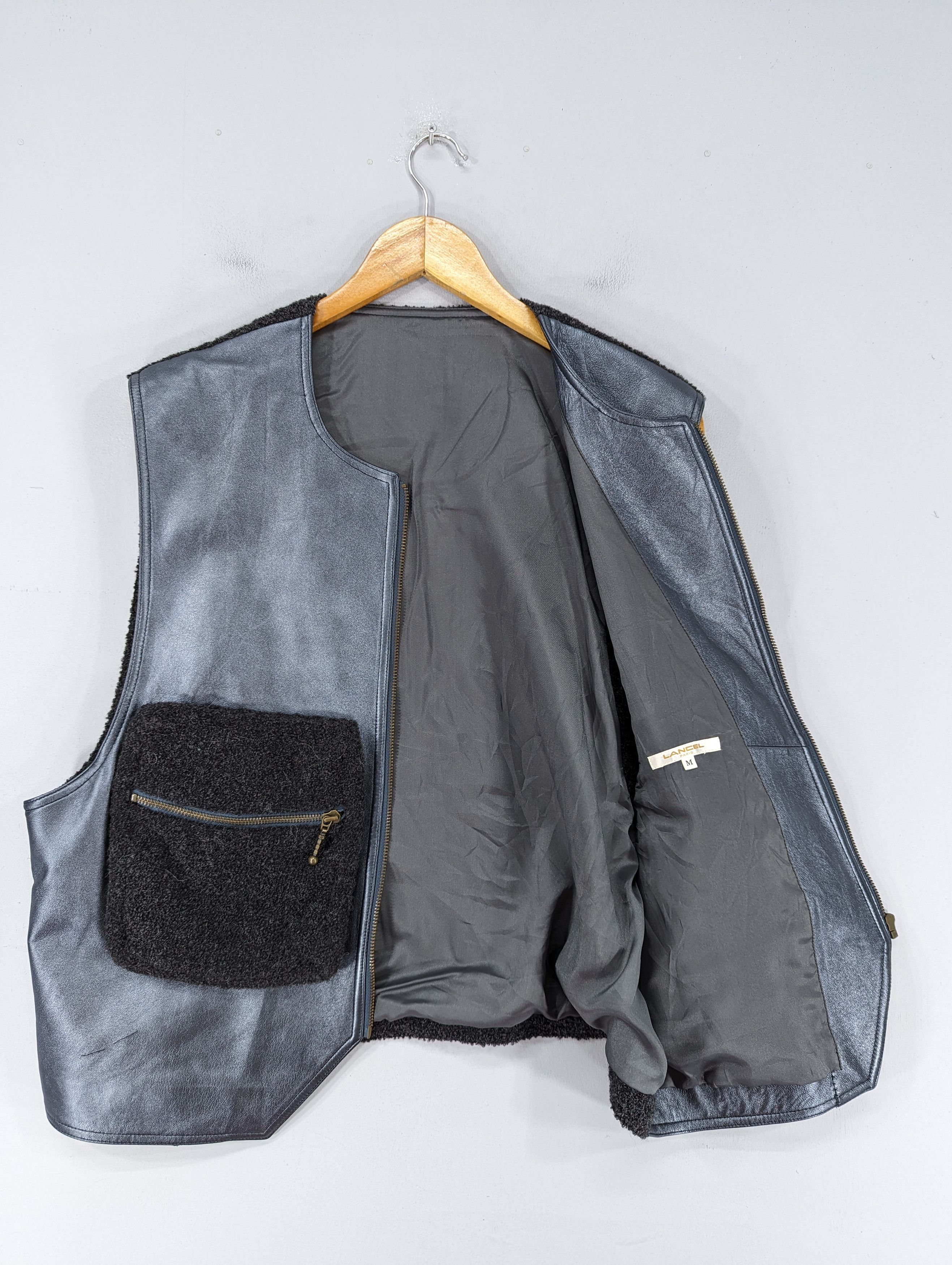 Lancel 🔥RARE🔥Vintage 2 in 1 Lancel Paris Wool Hooded Jacket Size US M / EU 48-50 / 2 - 18 Thumbnail
