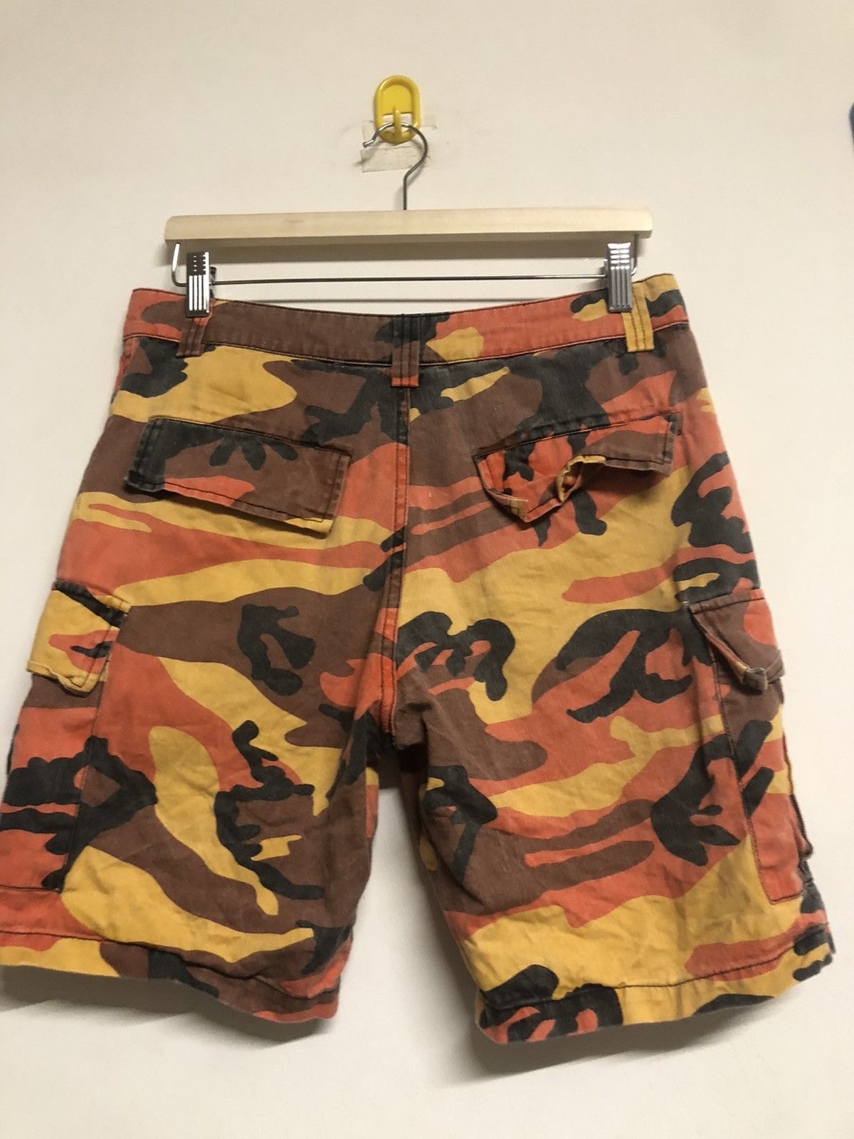 Designer × Vintage Reclaimed vintage orange cargo paint fashion Y2K Size US 30 / EU 46 - 5 Thumbnail