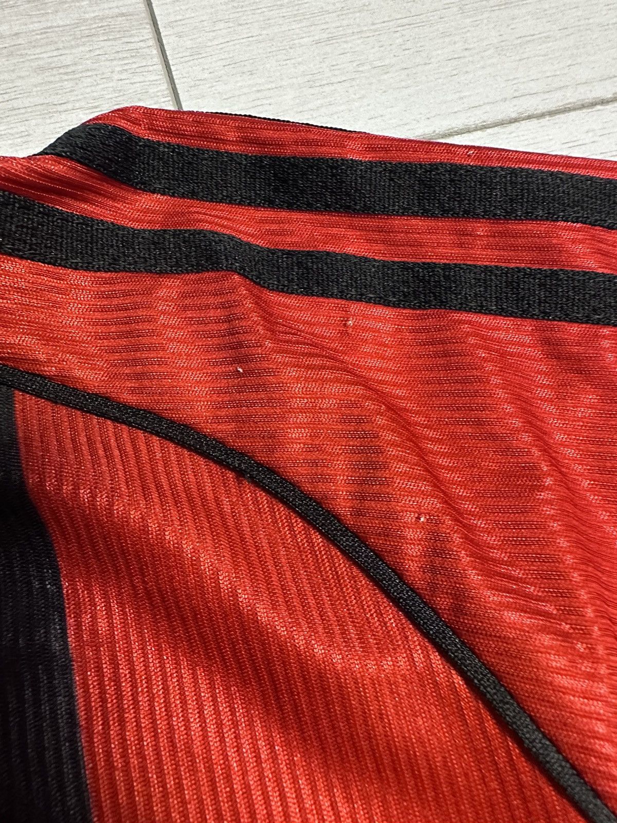 Adidas × Vintage Vintage AC Milan Soccer jersey adidas Opel striped size L Size US L / EU 52-54 / 3 - 9 Thumbnail