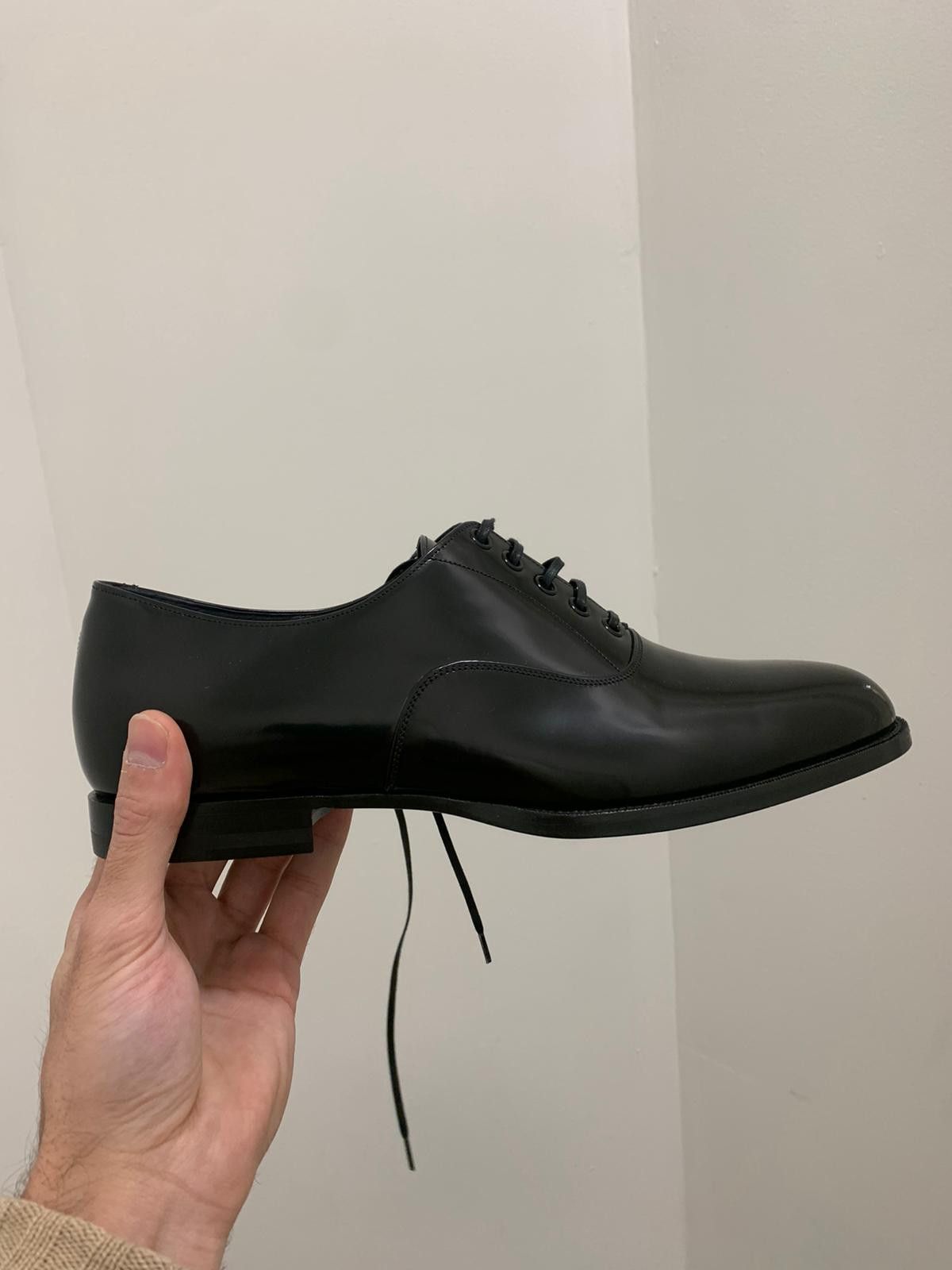 image of Celine Jacno Shiny Boots In Black, Men's (Size 10)