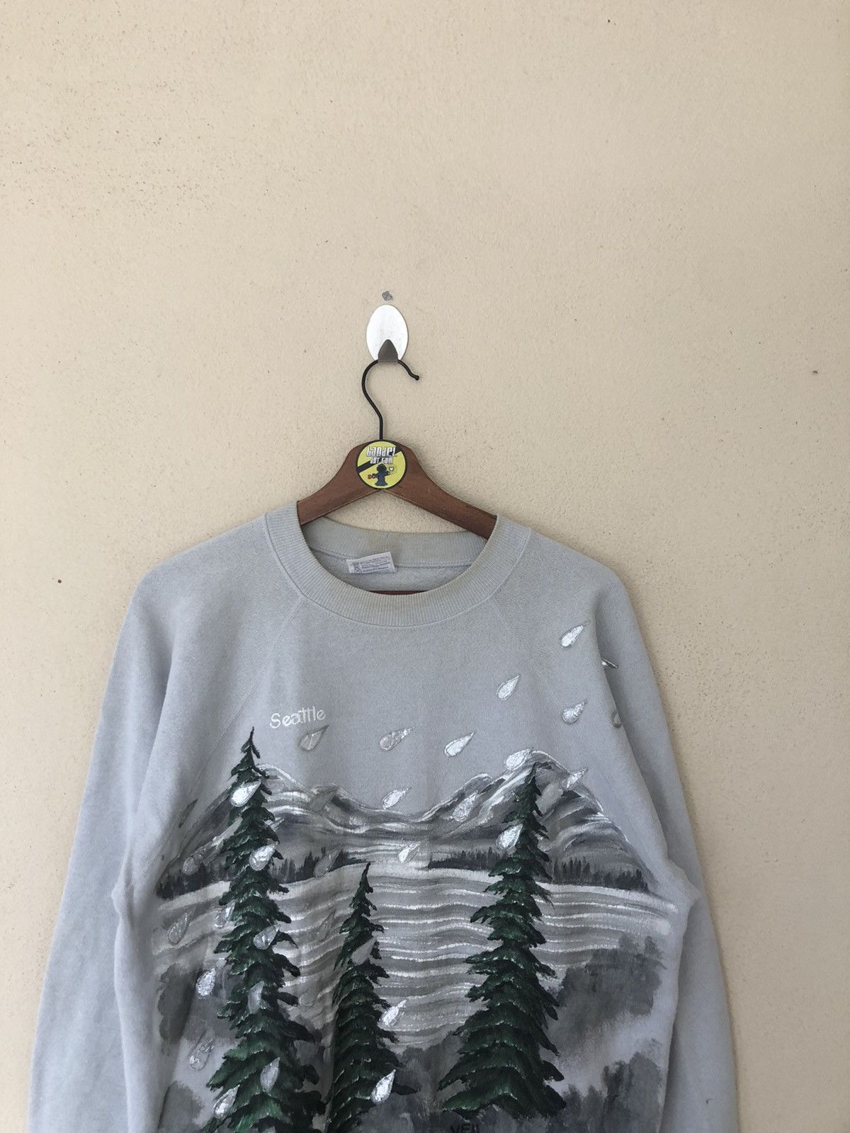 Hanes × Vintage BEAUTIFUL DESIGN VINTAGE HANES SWEATSHIRT Size US L / EU 52-54 / 3 - 3 Thumbnail