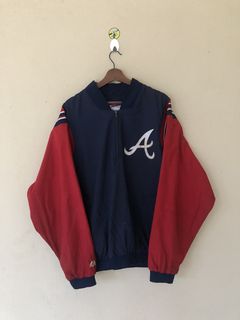 Vintage 80s Atlanta Braves Starter Diamond Jacket XL Baseball MLB  Embroidered