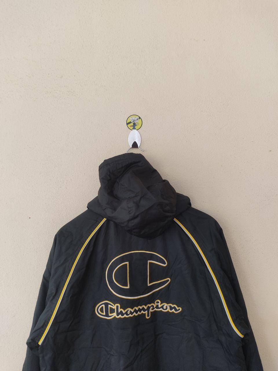 Champion × Japanese Brand × Vintage CHAMPION BIG LOGOS LONG JACKET Size US M / EU 48-50 / 2 - 4 Thumbnail