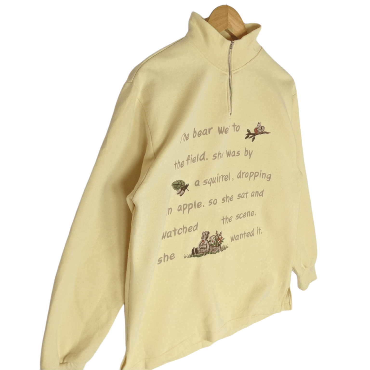 Japanese Brand BASHECINQ FEMME Jumper Sweatshirt Size L / US 10 / IT 46 - 3 Thumbnail