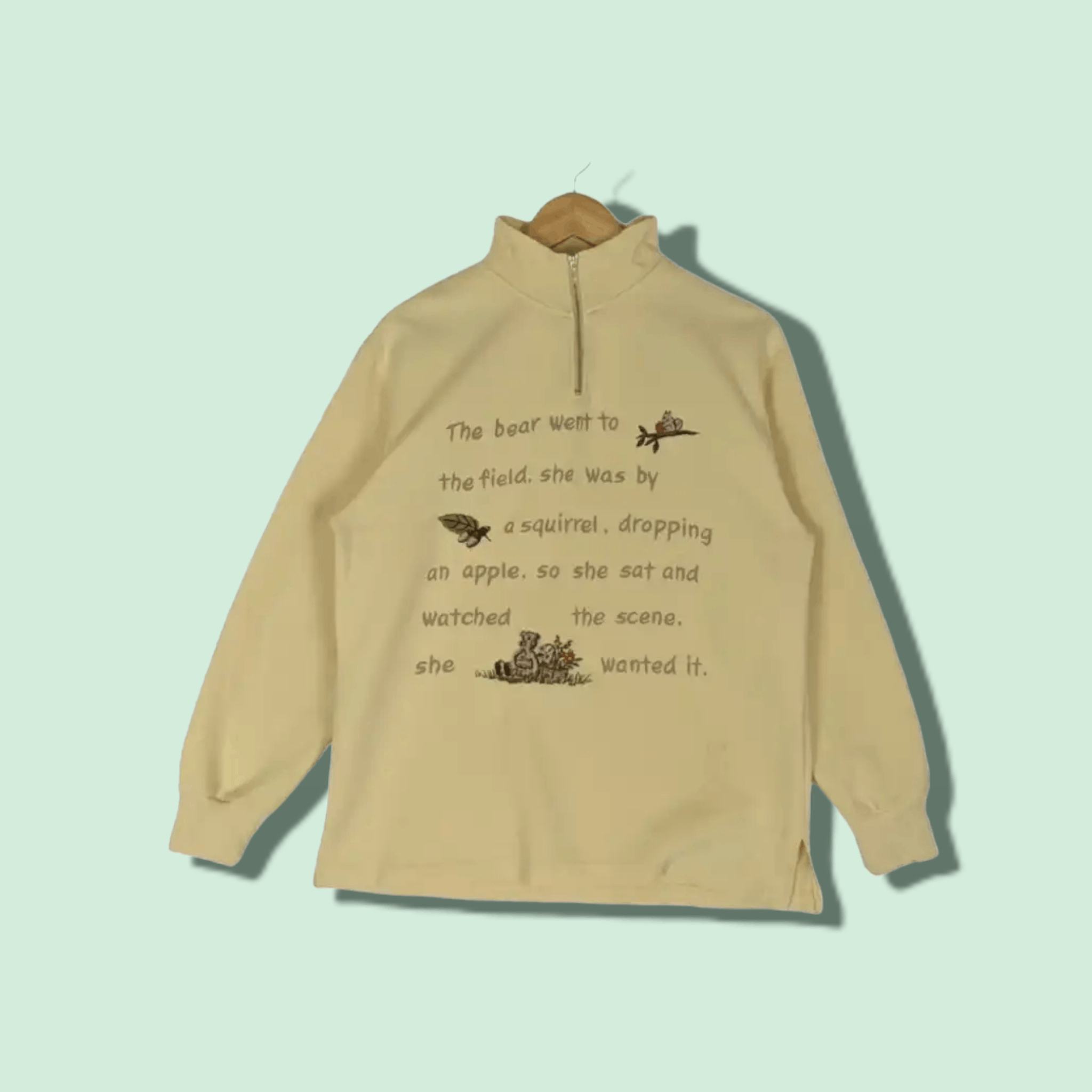 Japanese Brand BASHECINQ FEMME Jumper Sweatshirt Size L / US 10 / IT 46 - 1 Thumbnail