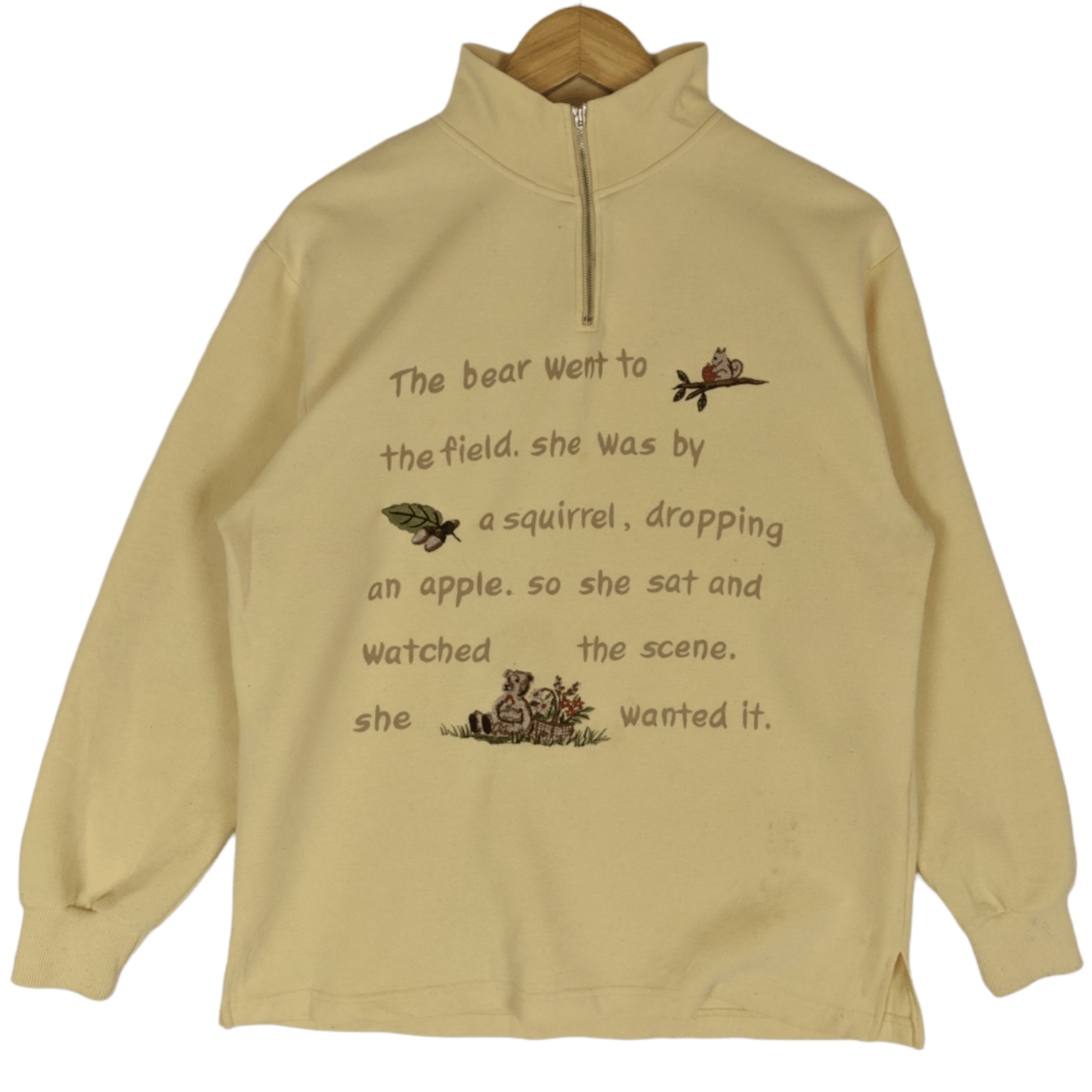 Japanese Brand BASHECINQ FEMME Jumper Sweatshirt Size L / US 10 / IT 46 - 2 Thumbnail