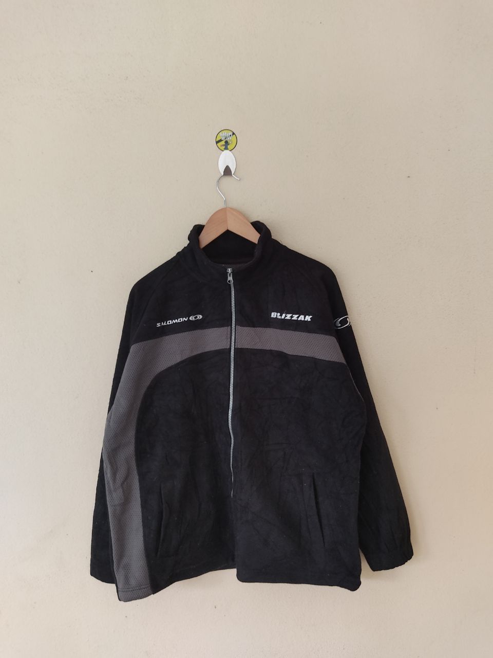 Vintage SALOMON x BLIZZAK FLEECE ZIPPER JACKET | Grailed