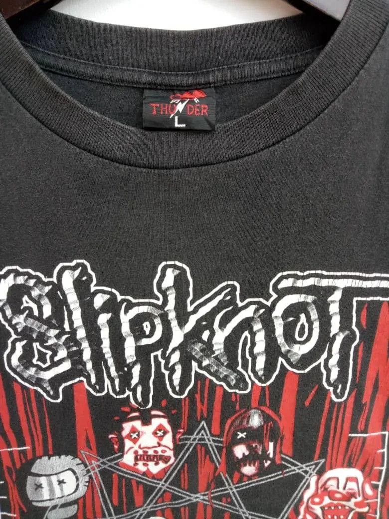 Band Tees VINTAGE SLIPKNOT nu metal band promo tour concert shirt Size US L / EU 52-54 / 3 - 3 Thumbnail
