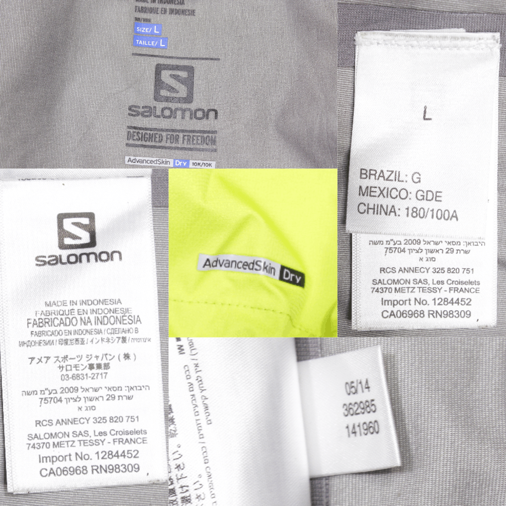 Salomon 2014 Advanced Skin Dry Mountain Jacket Size US L / EU 52-54 / 3 - 11 Thumbnail