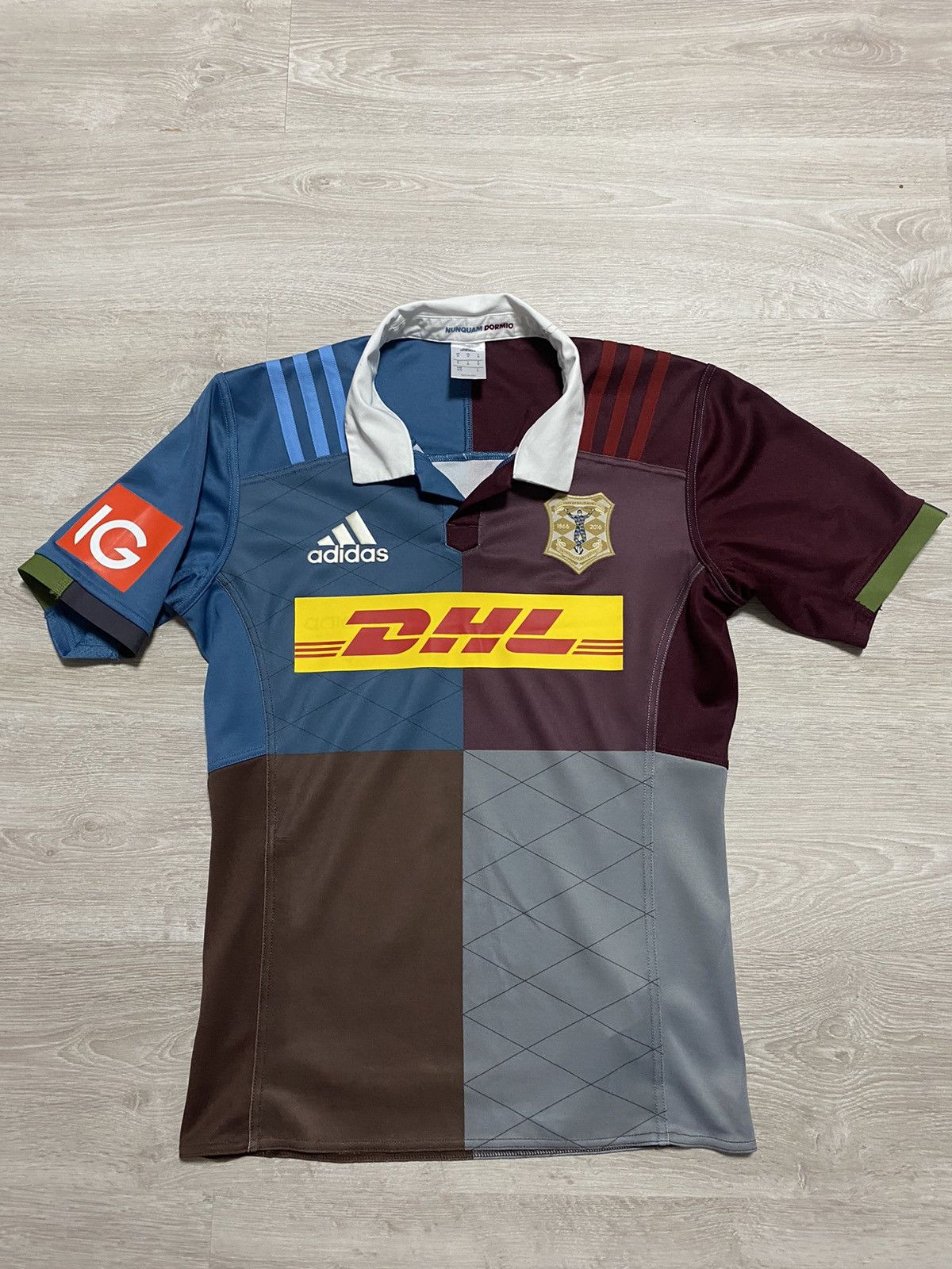 Adidas Adidas jersey Rugby Harlequin 150 year 2016 away Size US M / EU 48-50 / 2 - 2 Thumbnail
