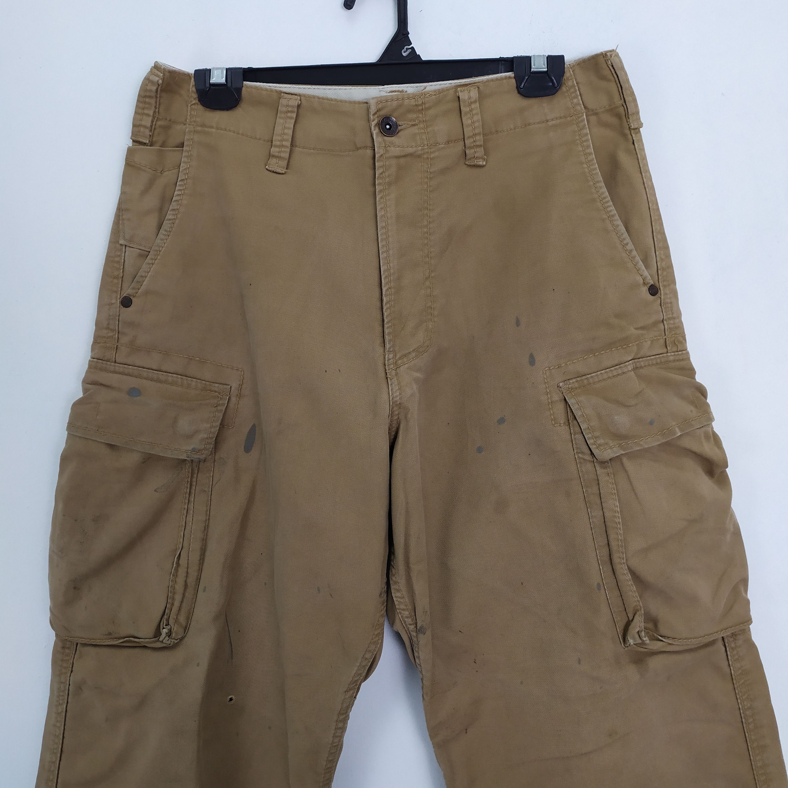 If Six Was Nine × Japanese Brand EVENRIVER BAGGY FADED CARGO PANTS Size US 29 - 2 Thumbnail
