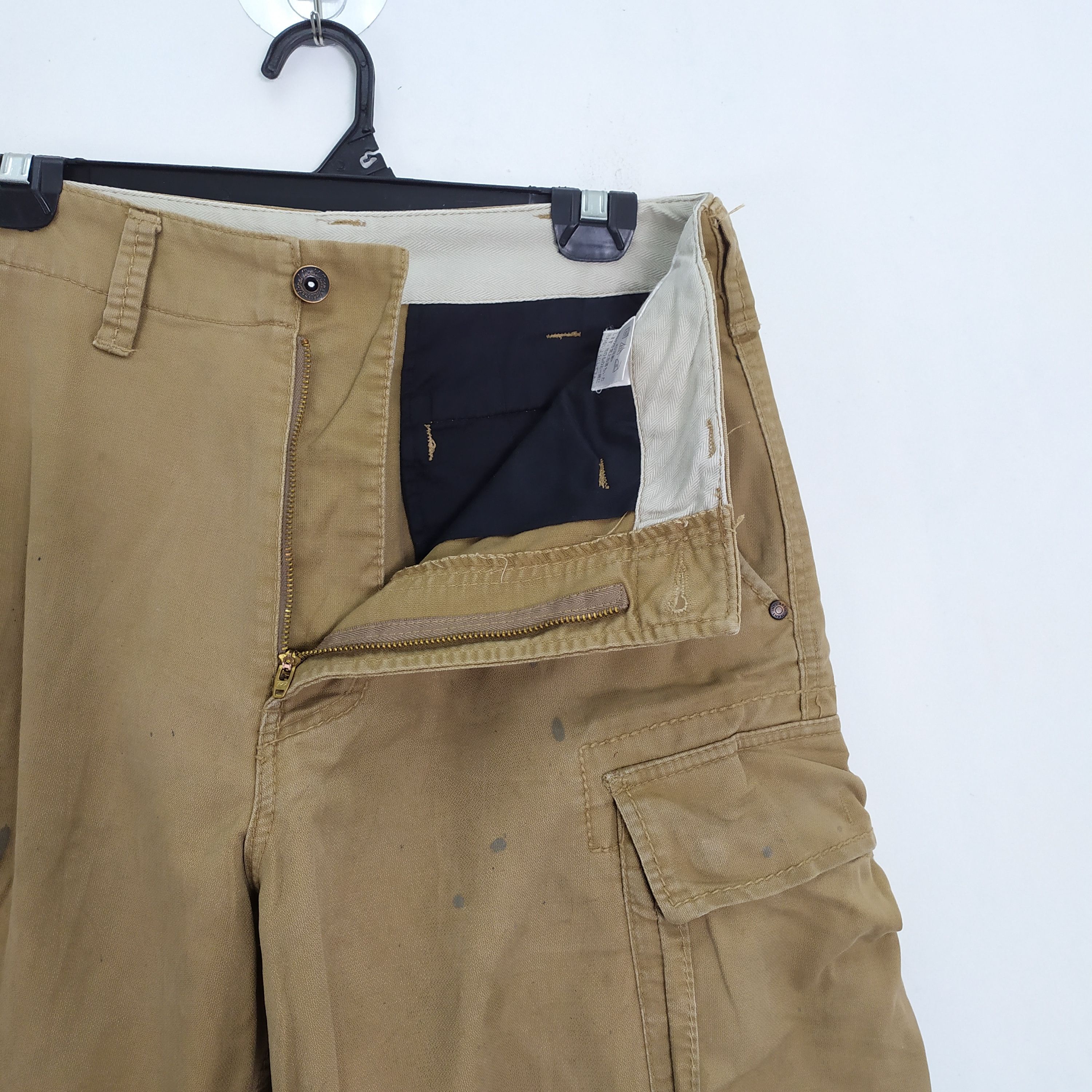 If Six Was Nine × Japanese Brand EVENRIVER BAGGY FADED CARGO PANTS Size US 29 - 4 Thumbnail