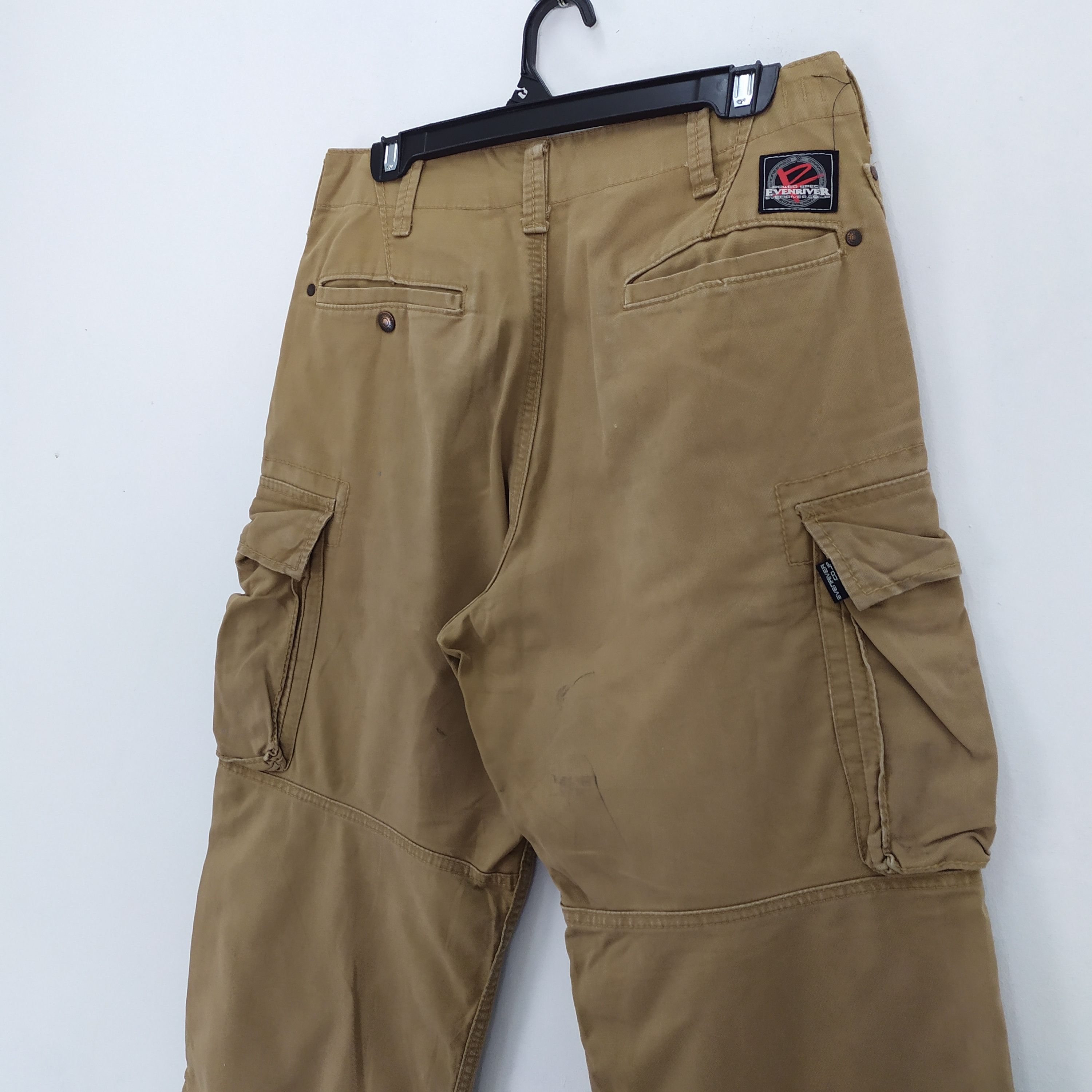 If Six Was Nine × Japanese Brand EVENRIVER BAGGY FADED CARGO PANTS Size US 29 - 11 Thumbnail