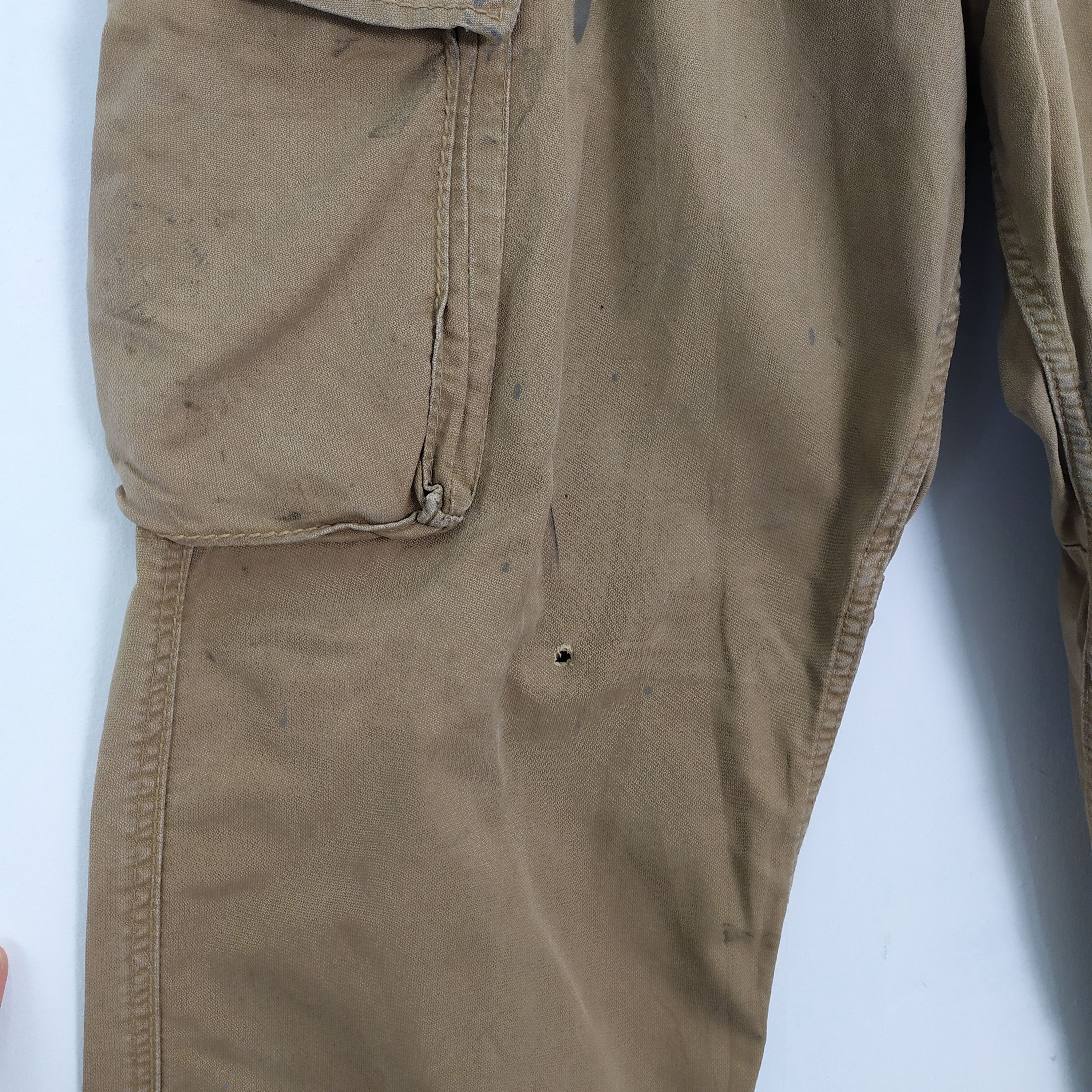 If Six Was Nine × Japanese Brand EVENRIVER BAGGY FADED CARGO PANTS Size US 29 - 10 Thumbnail