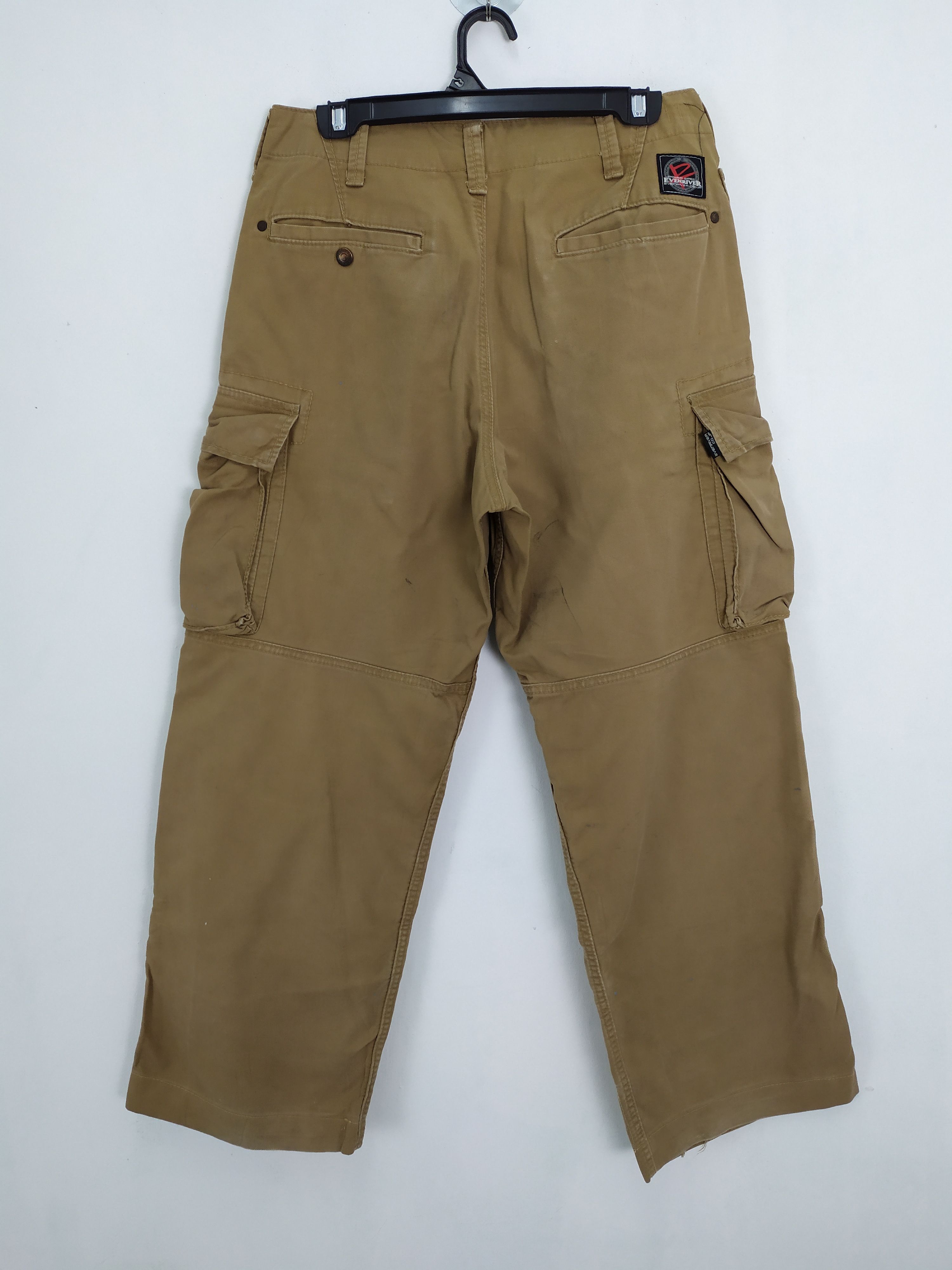If Six Was Nine × Japanese Brand EVENRIVER BAGGY FADED CARGO PANTS Size US 29 - 9 Thumbnail