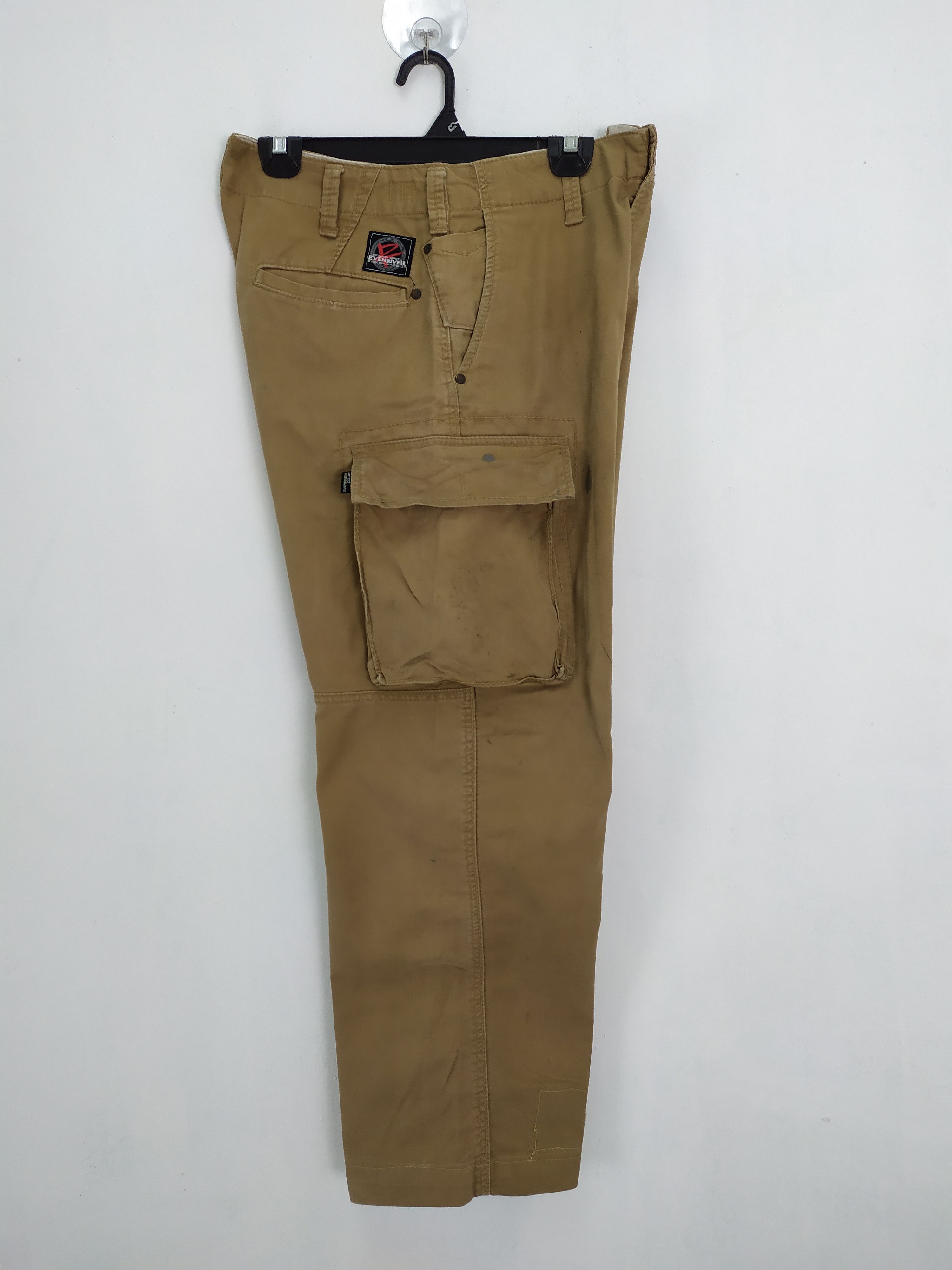 If Six Was Nine × Japanese Brand EVENRIVER BAGGY FADED CARGO PANTS Size US 29 - 15 Thumbnail