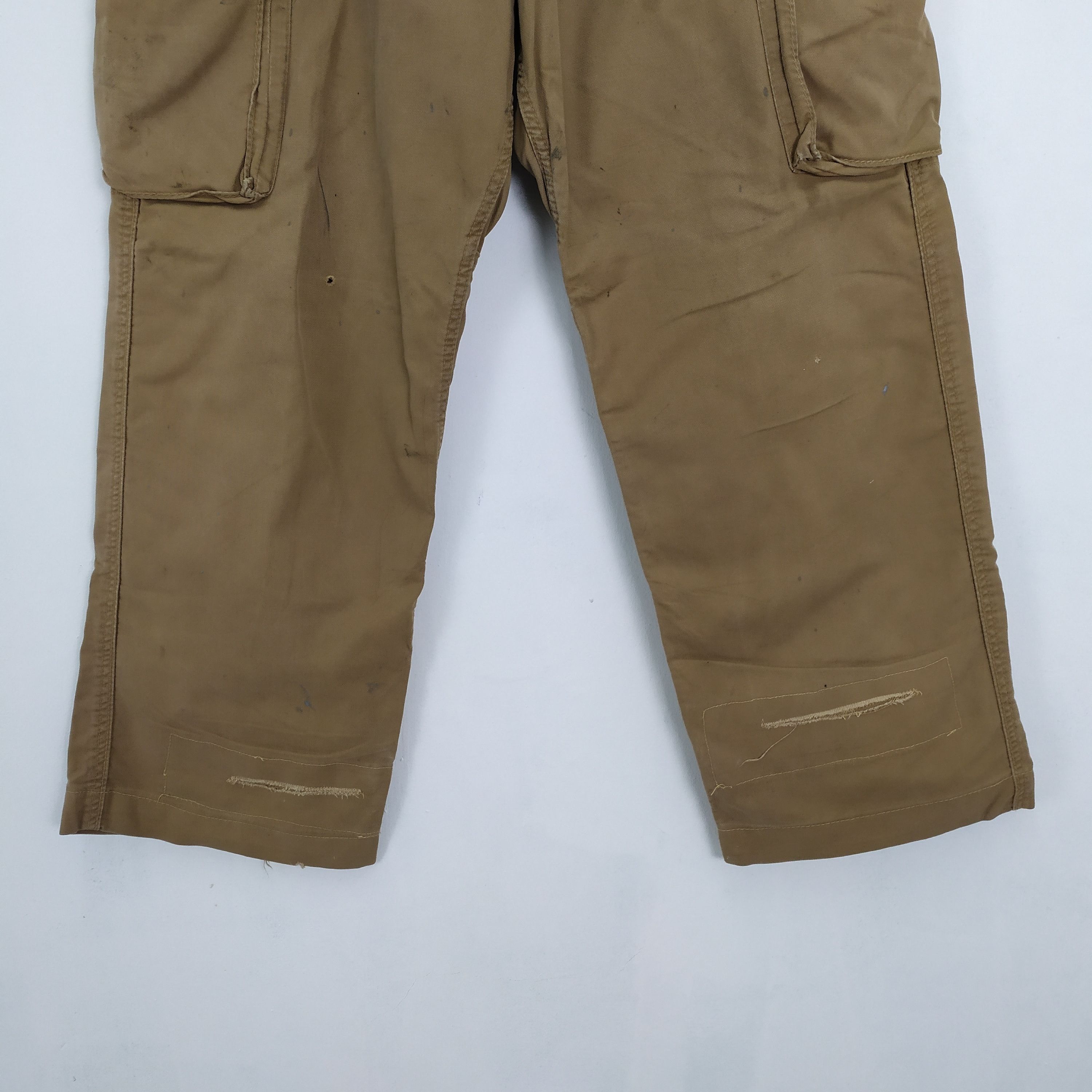 If Six Was Nine × Japanese Brand EVENRIVER BAGGY FADED CARGO PANTS Size US 29 - 3 Thumbnail