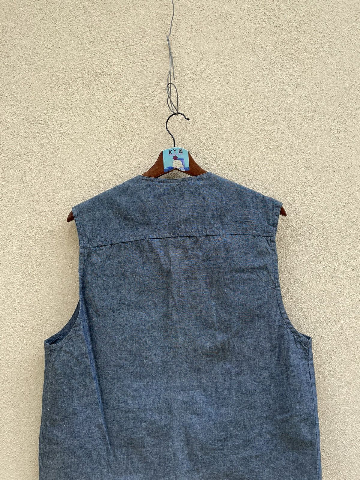 Japanese Brand × Vintage VINTAGE COUNTRY LIFE DENIM VEST Size US M / EU 48-50 / 2 - 6 Thumbnail