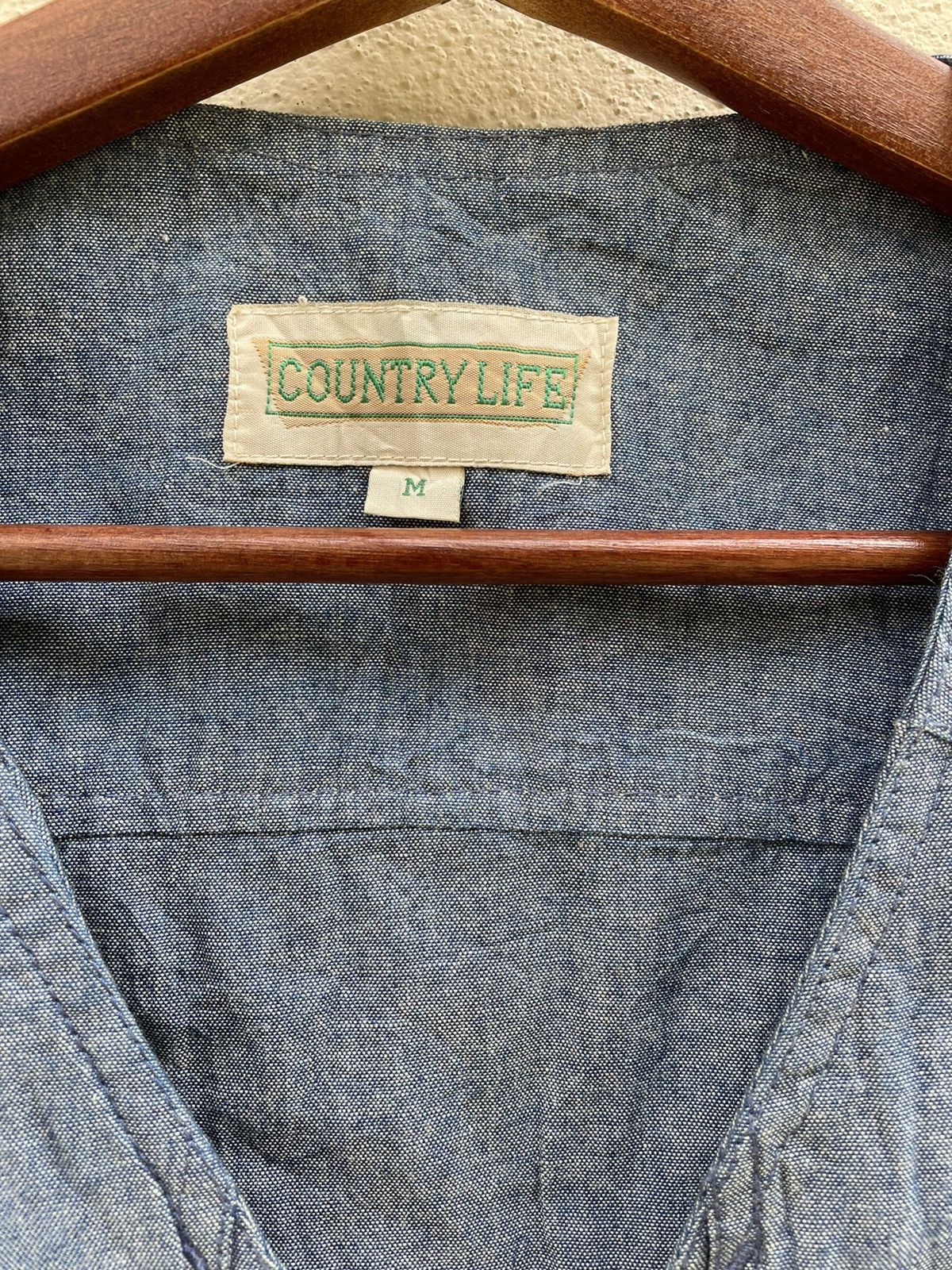 Japanese Brand × Vintage VINTAGE COUNTRY LIFE DENIM VEST Size US M / EU 48-50 / 2 - 7 Thumbnail