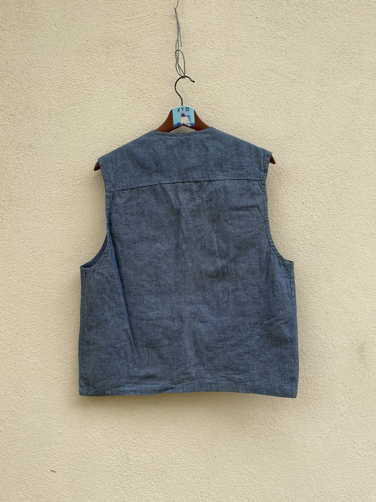Japanese Brand × Vintage VINTAGE COUNTRY LIFE DENIM VEST Size US M / EU 48-50 / 2 - 4 Thumbnail