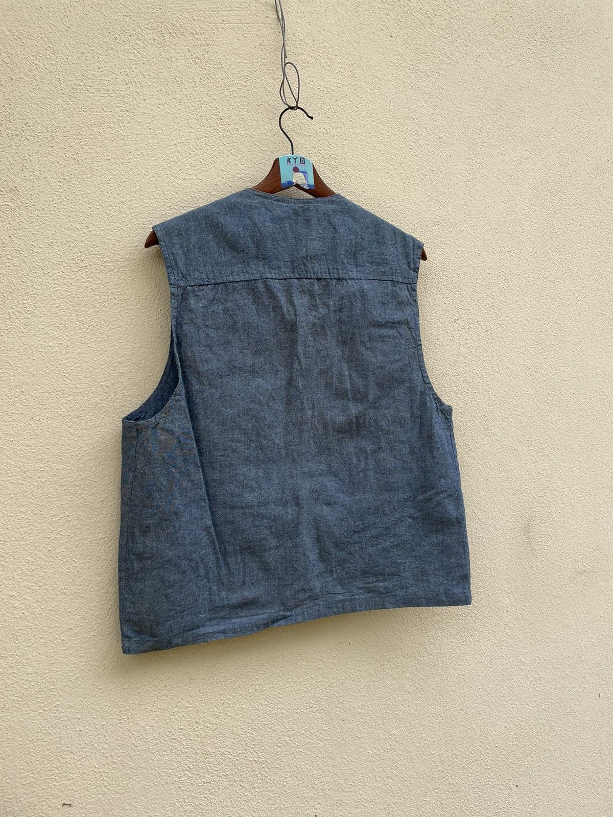 Japanese Brand × Vintage VINTAGE COUNTRY LIFE DENIM VEST Size US M / EU 48-50 / 2 - 5 Thumbnail