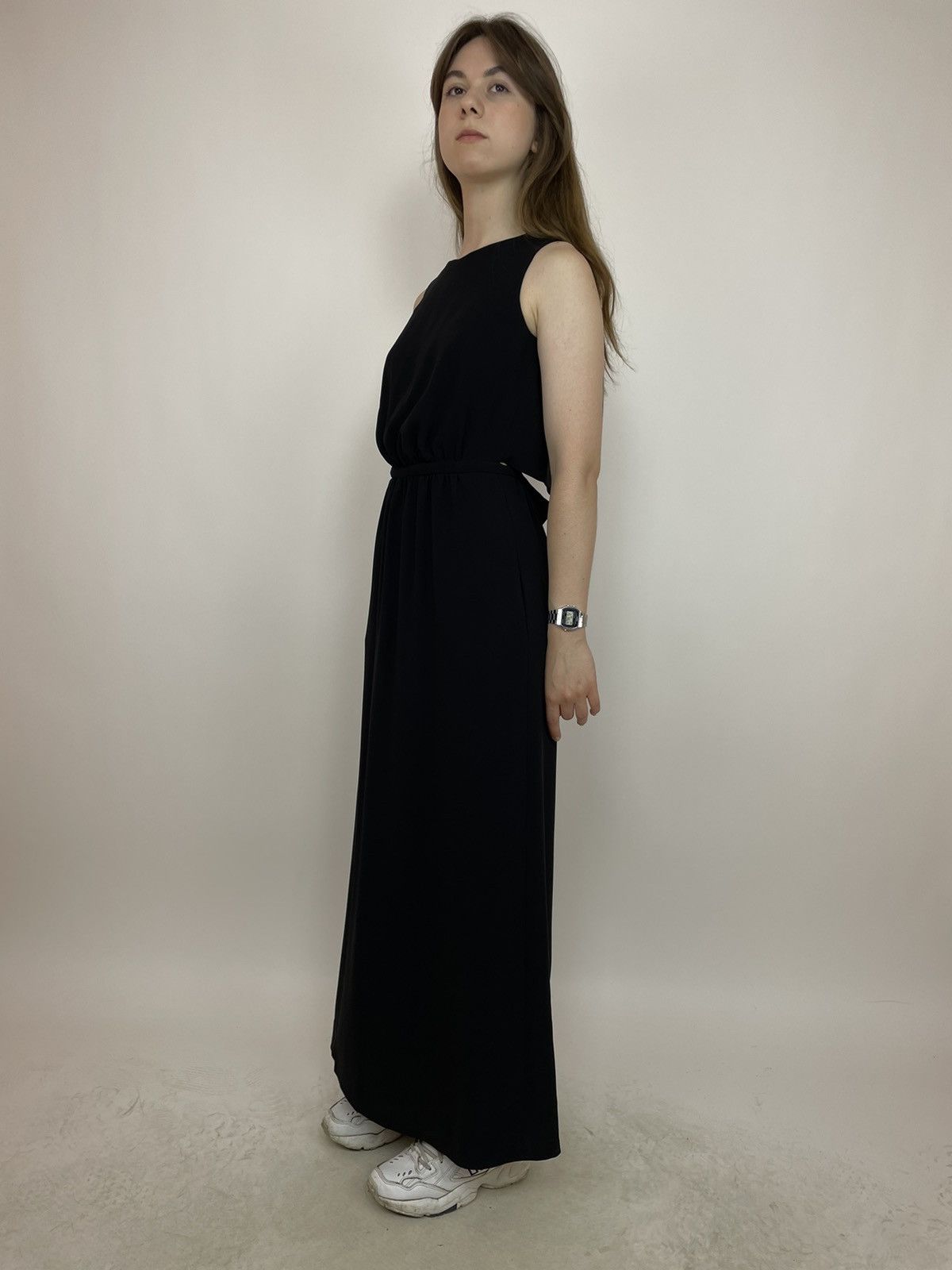 Aspesi × Designer ASPESI Maxi Dress Black Womens size 38 Size XS / US 0-2 / IT 36-38 - 4 Thumbnail