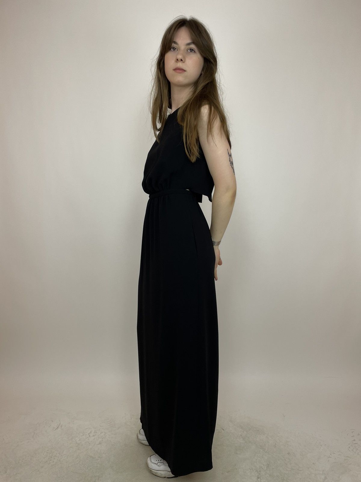 Aspesi × Designer ASPESI Maxi Dress Black Womens size 38 Size XS / US 0-2 / IT 36-38 - 2 Thumbnail