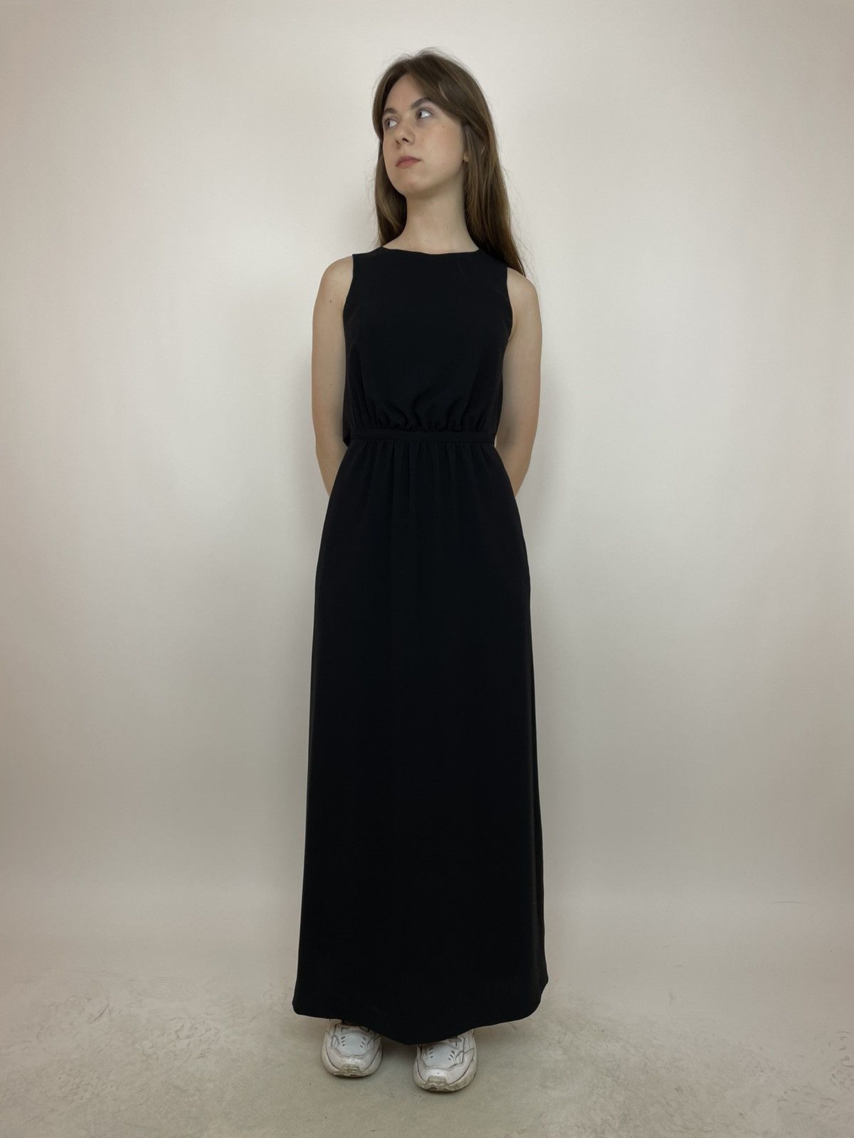 Aspesi × Designer ASPESI Maxi Dress Black Womens size 38 Size XS / US 0-2 / IT 36-38 - 5 Thumbnail