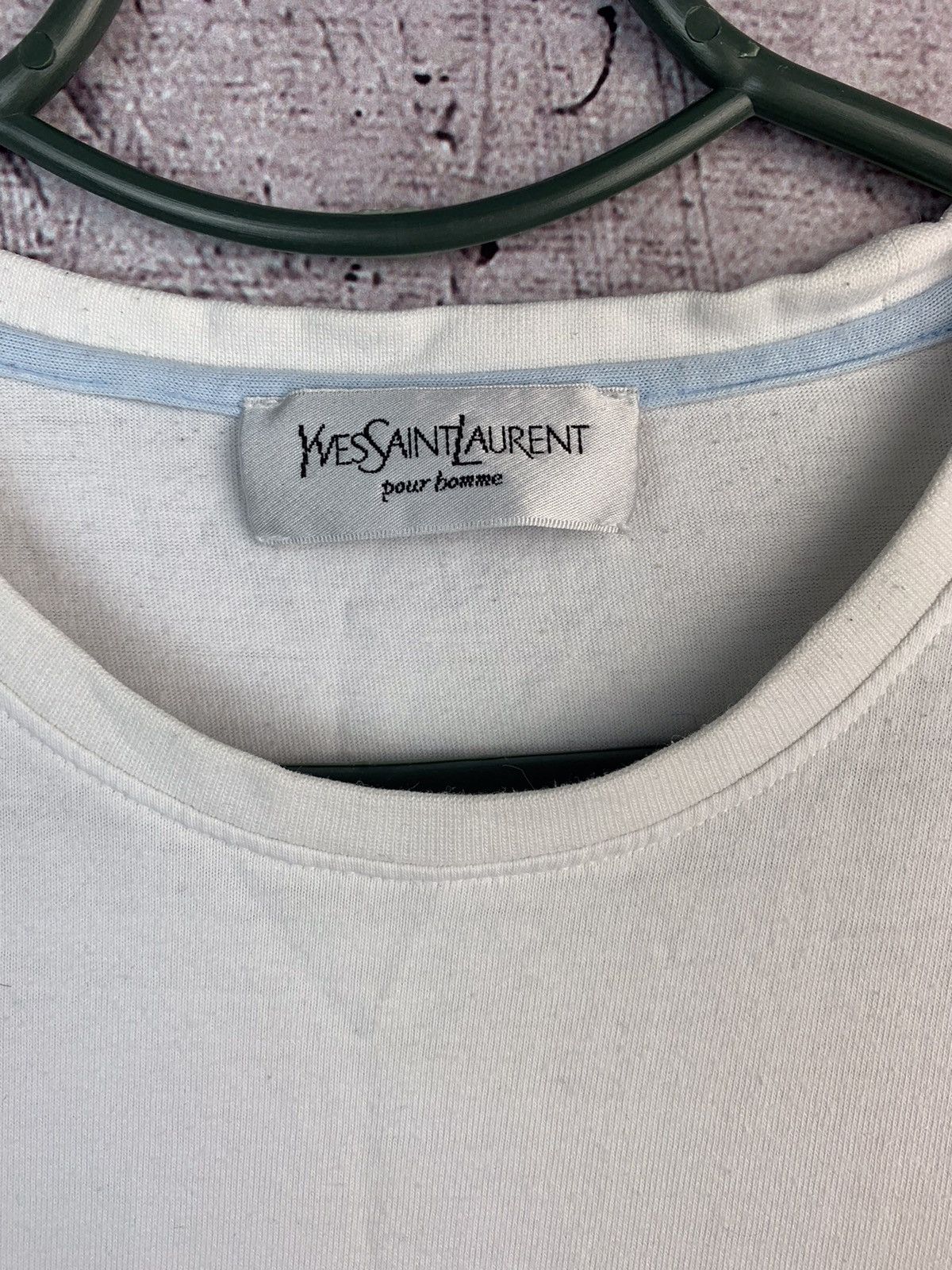 Vintage Vintage Yves Saint Laurent YSL T Shirt Size US L / EU 52-54 / 3 - 4 Thumbnail