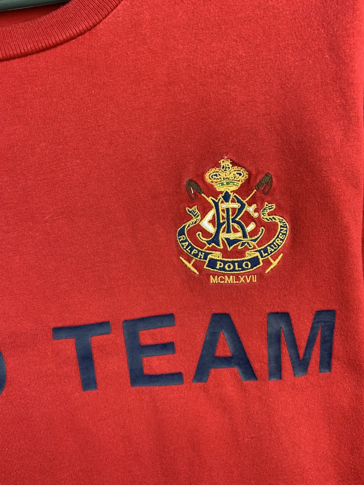 Polo Ralph Lauren × Ralph Lauren Polo Ralph Lauren Team Vintage Mens T-Shirt Size US L / EU 52-54 / 3 - 7 Thumbnail
