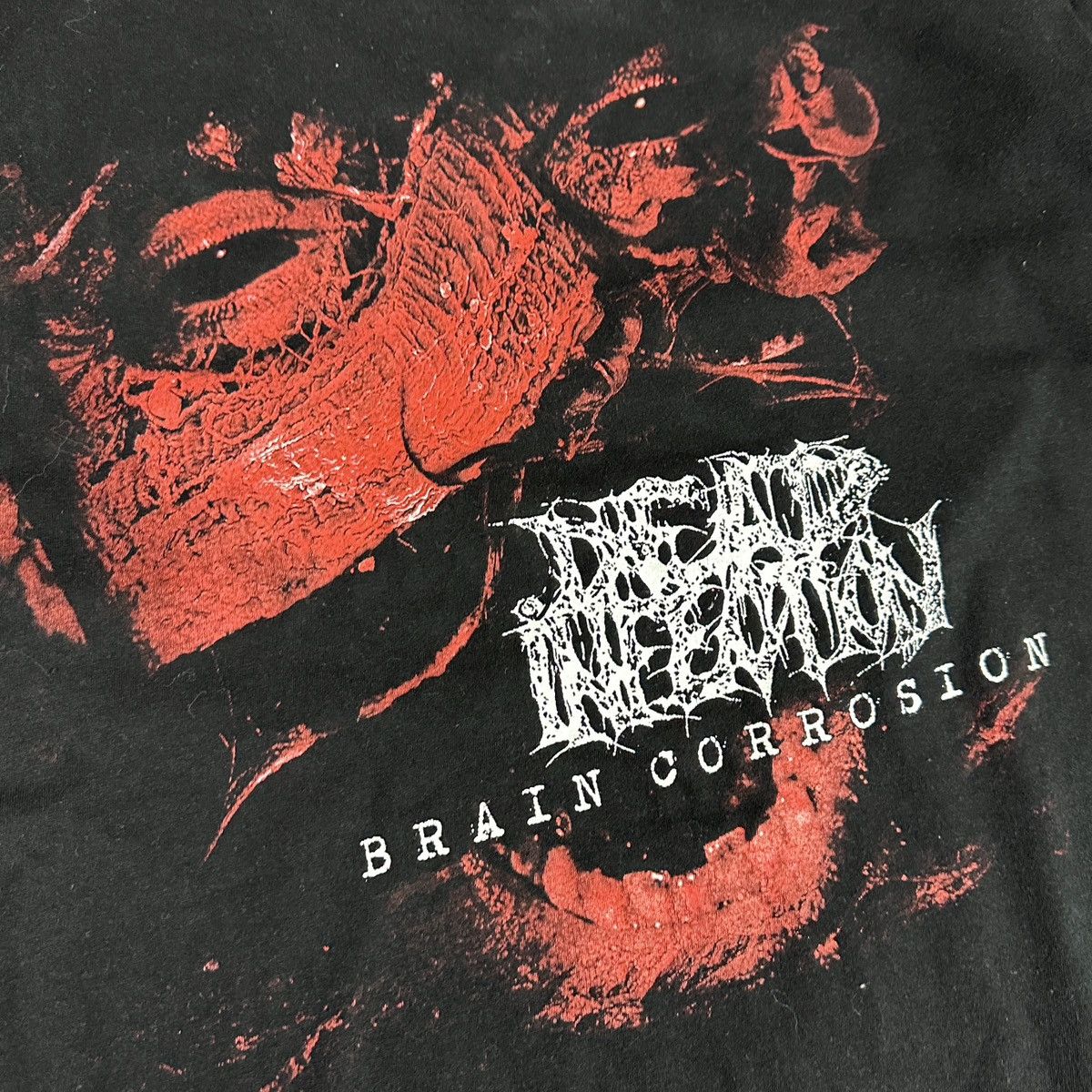 Band Tees Y2K Dead Infection Brain Corrosion Cannibal Corpse tee rock Size US XL / EU 56 / 4 - 7 Thumbnail