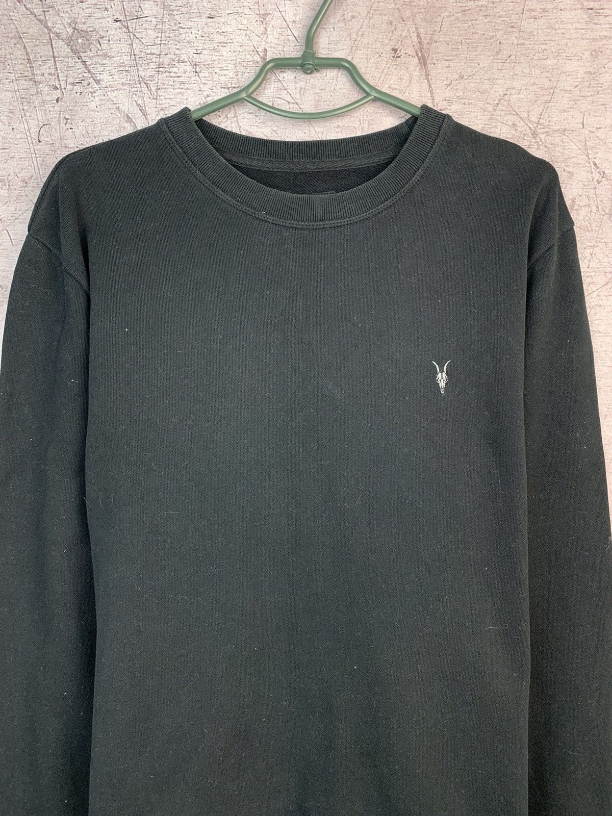 Allsaints Allsaints Mens Raven Crew Sweatshirts Size US M / EU 48-50 / 2 - 2 Thumbnail