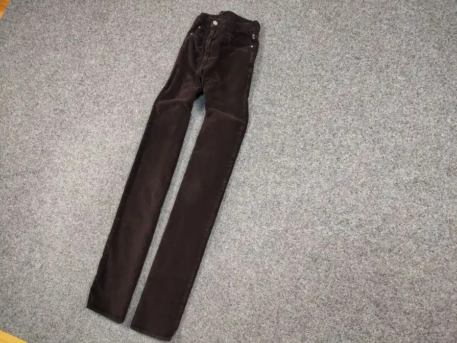 Versace Jeans Couture Vintage Versace jeans Couture Dark Corduroy Trouser Pants Size US 32 / EU 48 - 2 Thumbnail