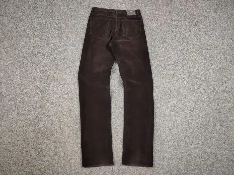Versace Jeans Couture Vintage Versace jeans Couture Dark Corduroy Trouser Pants Size US 32 / EU 48 - 6 Thumbnail