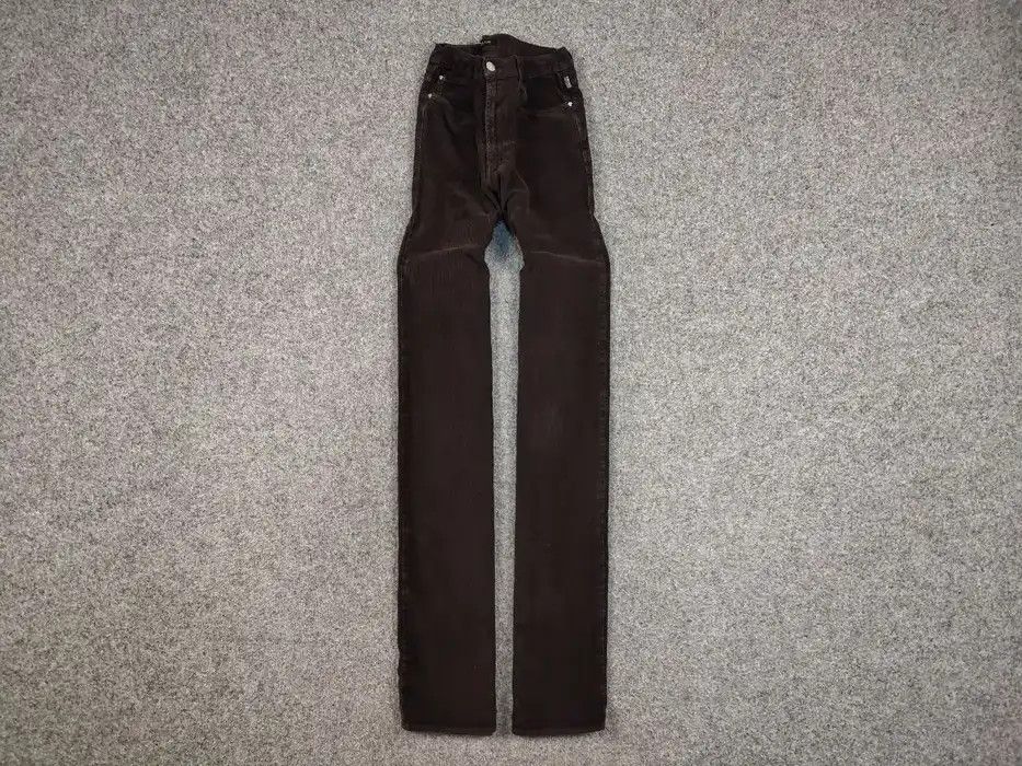 Versace Jeans Couture Vintage Versace jeans Couture Dark Corduroy Trouser Pants Size US 32 / EU 48 - 1 Thumbnail