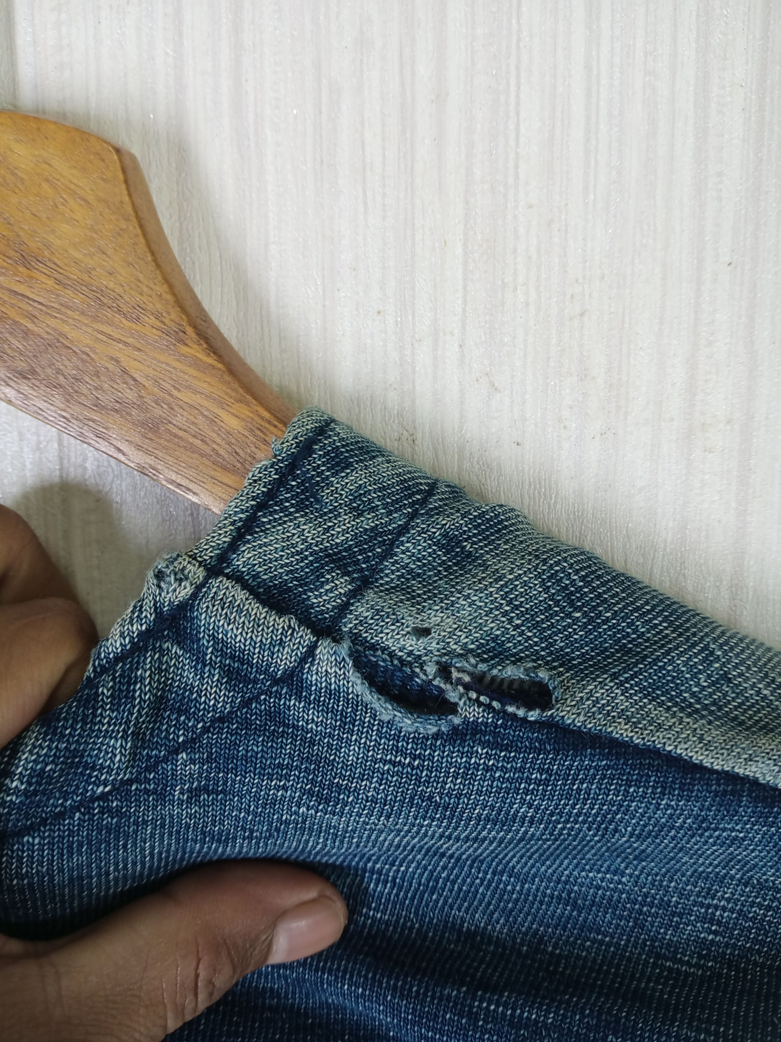 45rpm Rare Vintage 45RPM Distressed Indigo Cardigan Size US M / EU 48-50 / 2 - 10 Thumbnail