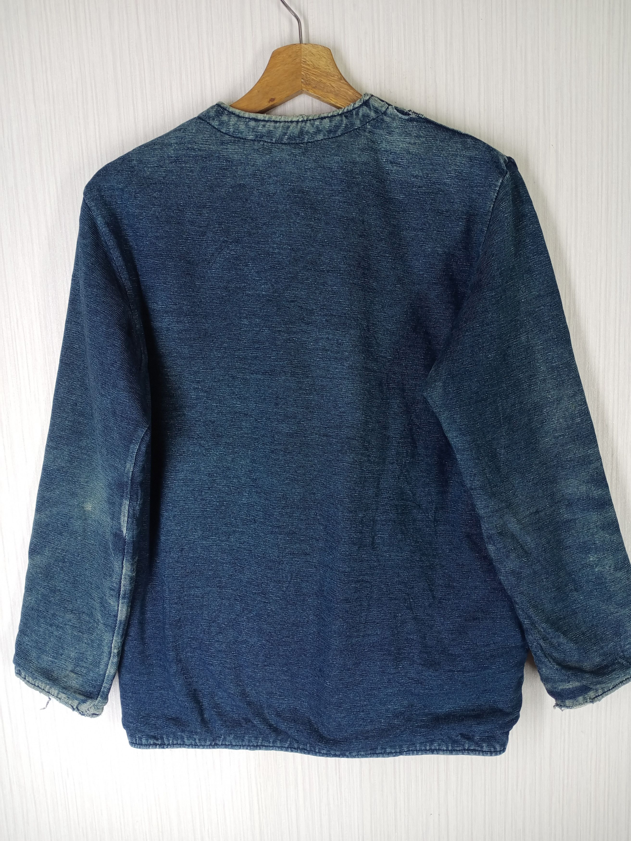 45rpm Rare Vintage 45RPM Distressed Indigo Cardigan Size US M / EU 48-50 / 2 - 11 Thumbnail