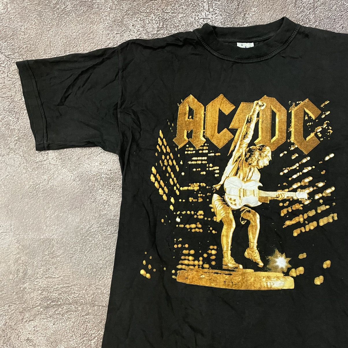 Vintage Vintage 90s AC DC Sun Faded Graphic Band Tee Grunge Boxy L Size US L / EU 52-54 / 3 - 6 Thumbnail