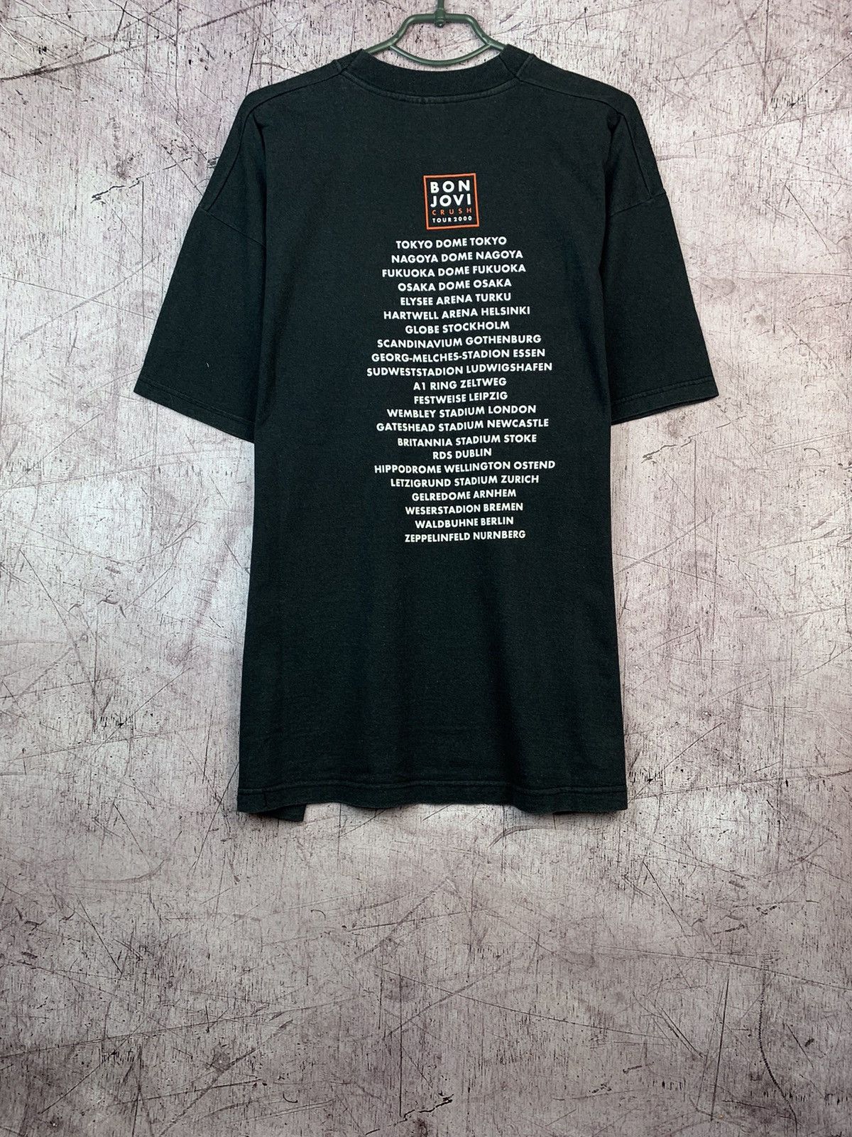 Band Tees × Vintage Bon Jovi Crush Tour 2000 Rare Vintage ScreenStars Band Tee Size US XL / EU 56 / 4 - 2 Thumbnail