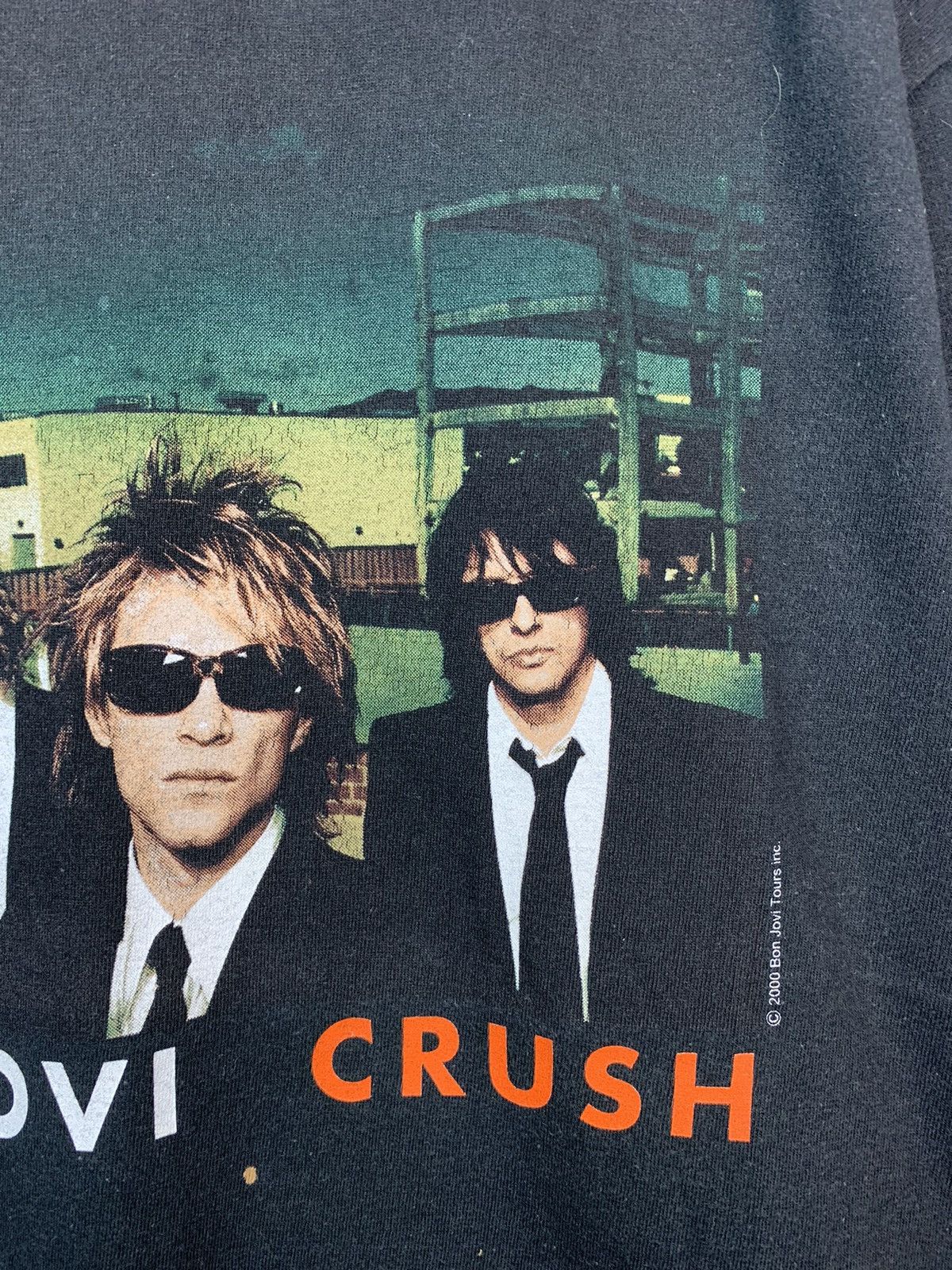 Band Tees × Vintage Bon Jovi Crush Tour 2000 Rare Vintage ScreenStars Band Tee Size US XL / EU 56 / 4 - 3 Thumbnail
