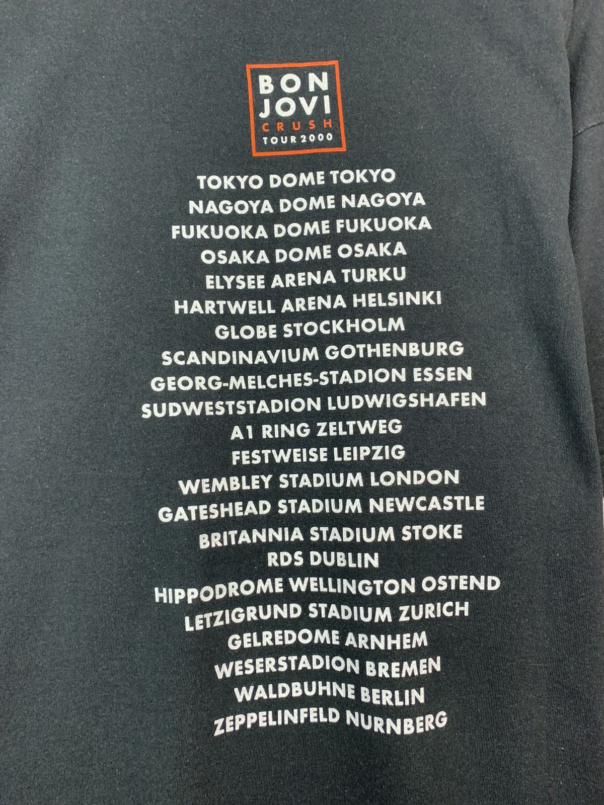 Band Tees × Vintage Bon Jovi Crush Tour 2000 Rare Vintage ScreenStars Band Tee Size US XL / EU 56 / 4 - 13 Thumbnail