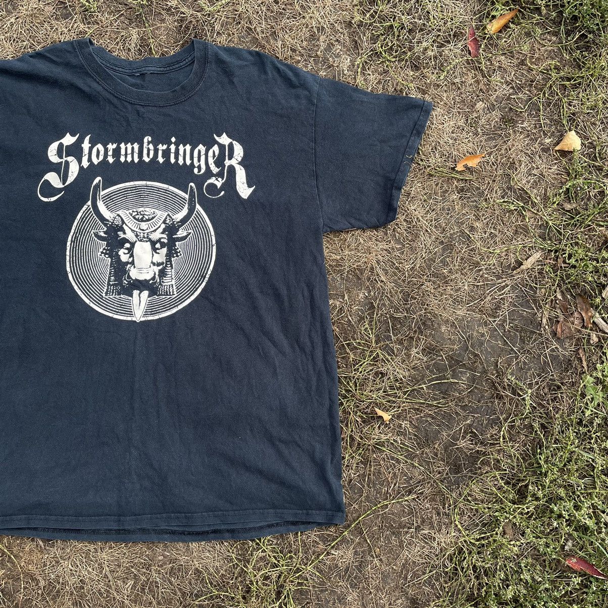 Vintage Vintage Y2K Stormringer Graphic Tee Horned Skull Grunge XL Size US XL / EU 56 / 4 - 2 Thumbnail
