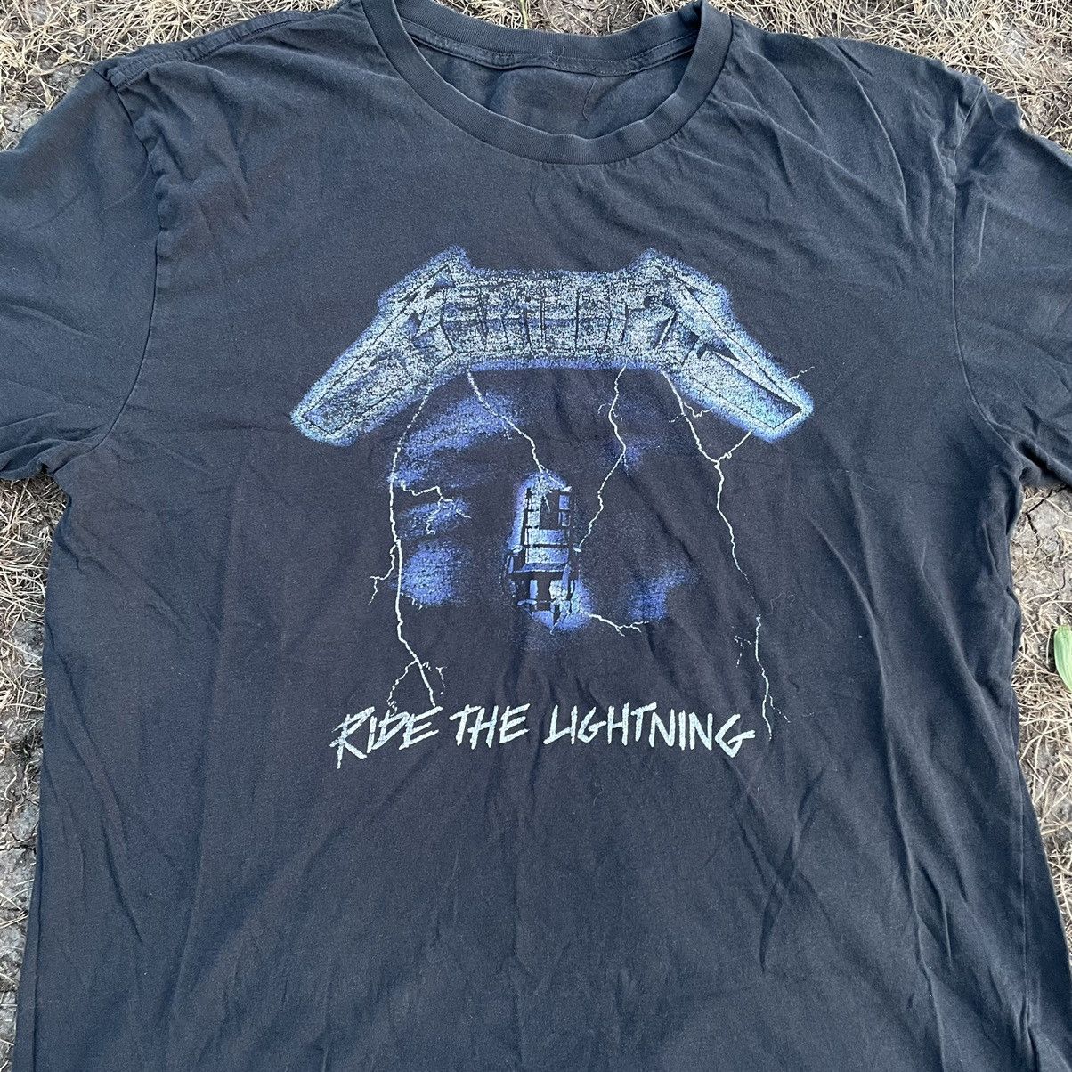 Vintage Vintage Y2K Sun Faded Graphic Tee Skulls Grunge Black Slim M Size US M / EU 48-50 / 2 - 2 Thumbnail