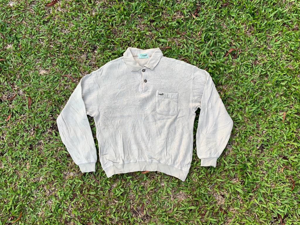 Japanese Brand × Vintage Vintage Crocodile Sweatshirt Half Button Size US M / EU 48-50 / 2 - 3 Thumbnail