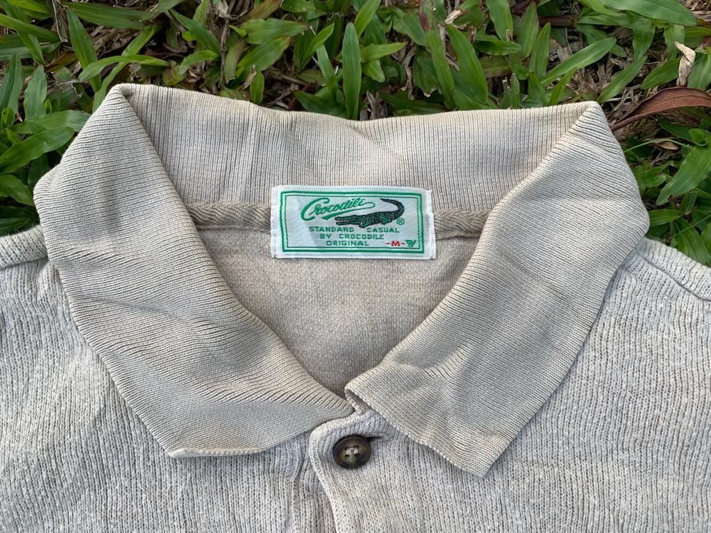 Japanese Brand × Vintage Vintage Crocodile Sweatshirt Half Button Size US M / EU 48-50 / 2 - 7 Thumbnail
