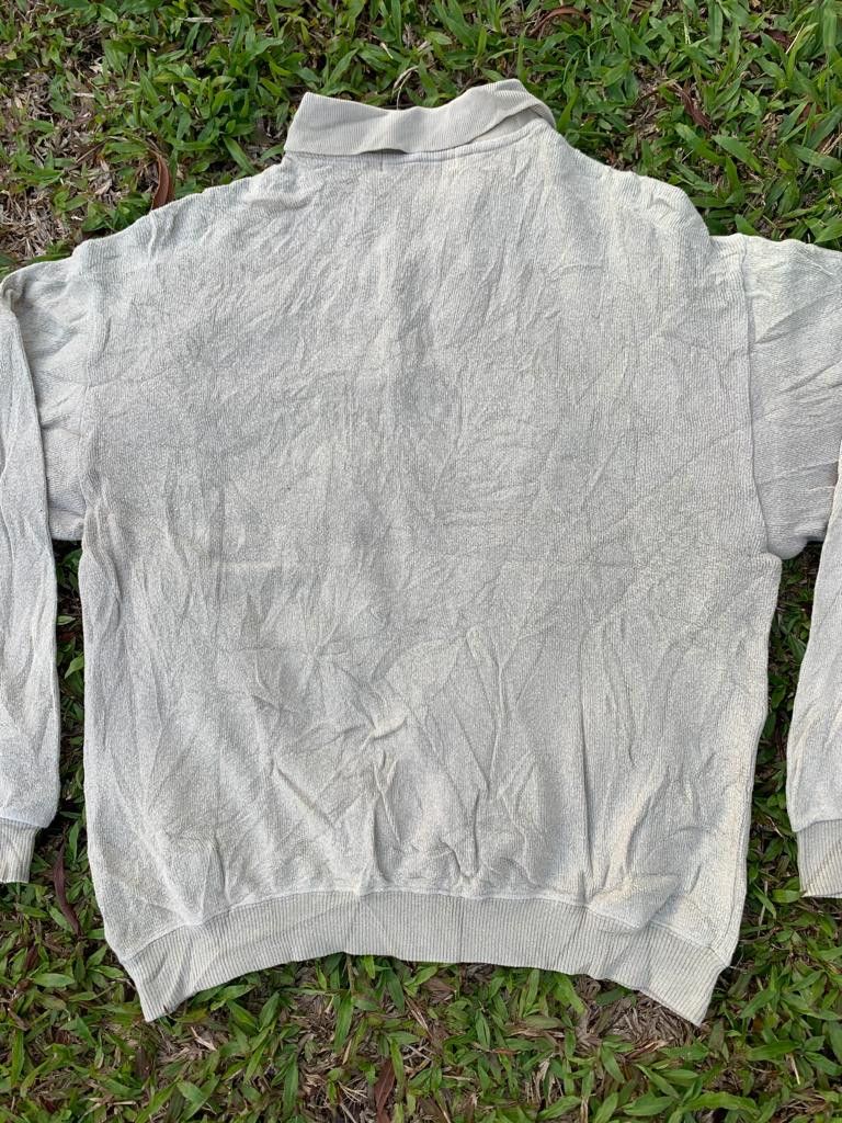 Japanese Brand × Vintage Vintage Crocodile Sweatshirt Half Button Size US M / EU 48-50 / 2 - 6 Thumbnail
