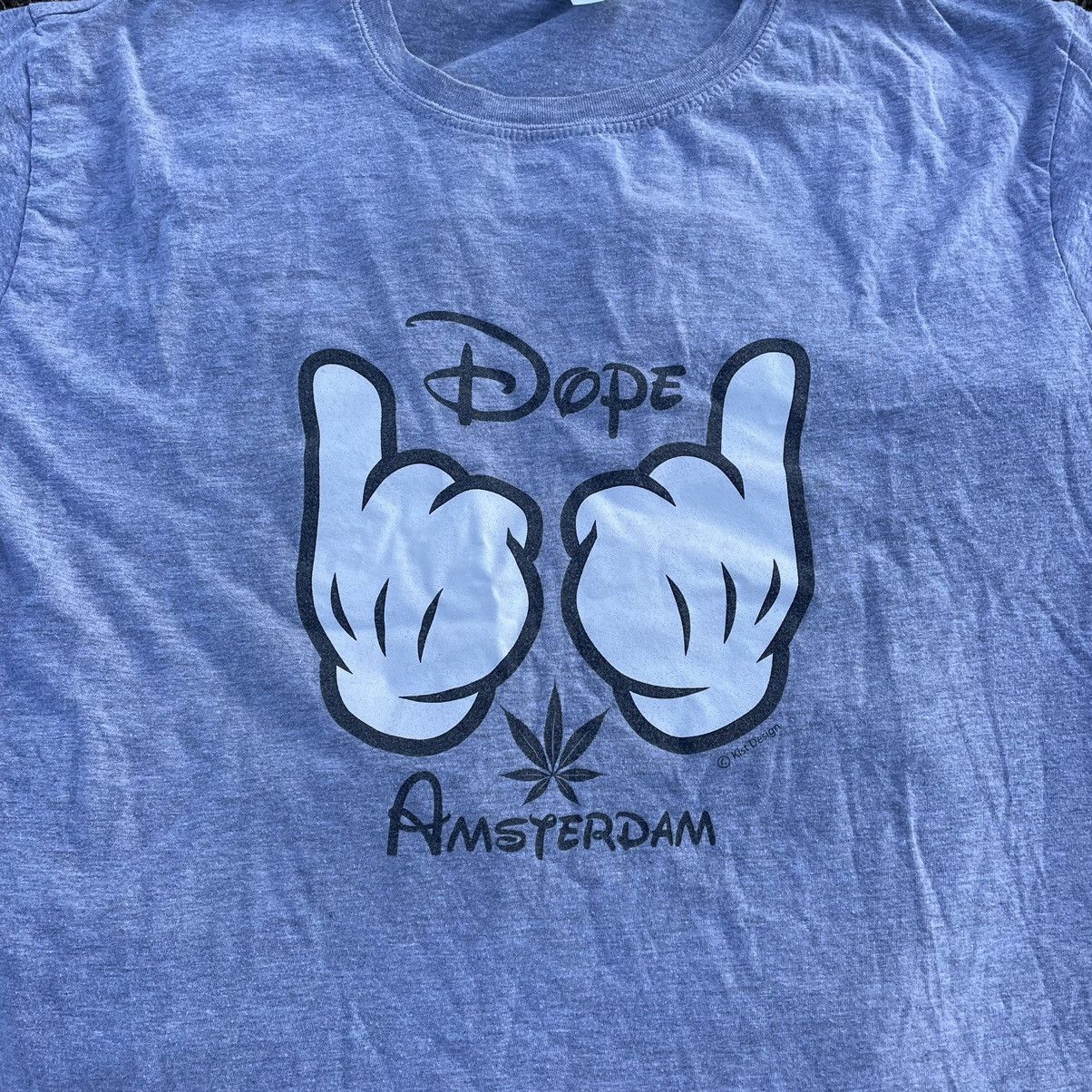 Vintage Vintage Y2K Dope Amsterdam Graphic Tee Streetwear Skate M Size US M / EU 48-50 / 2 - 2 Thumbnail