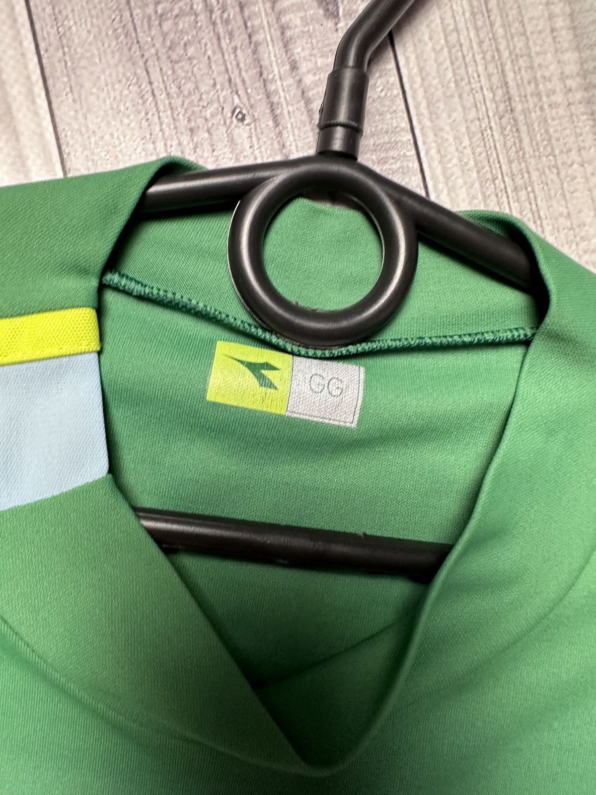 Diadora Vintage Palmeiras soccer jersey Diadora green away rare XL Size US XL / EU 56 / 4 - 4 Thumbnail
