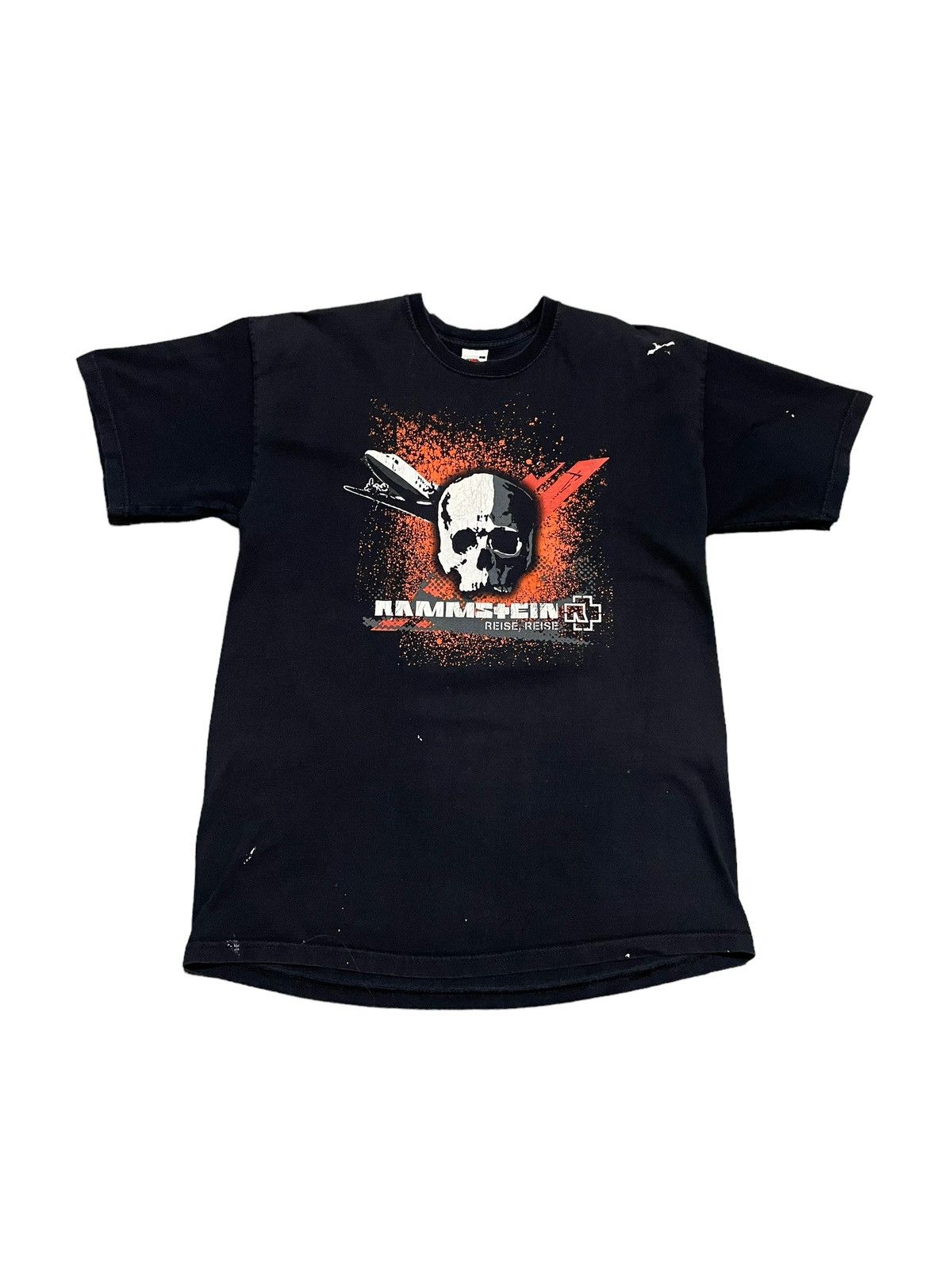 ラムシュタイン　REISE, REISE バンドtシャツ Vintage Rammstein Reise Reise Band Tee Shirt Metal Black