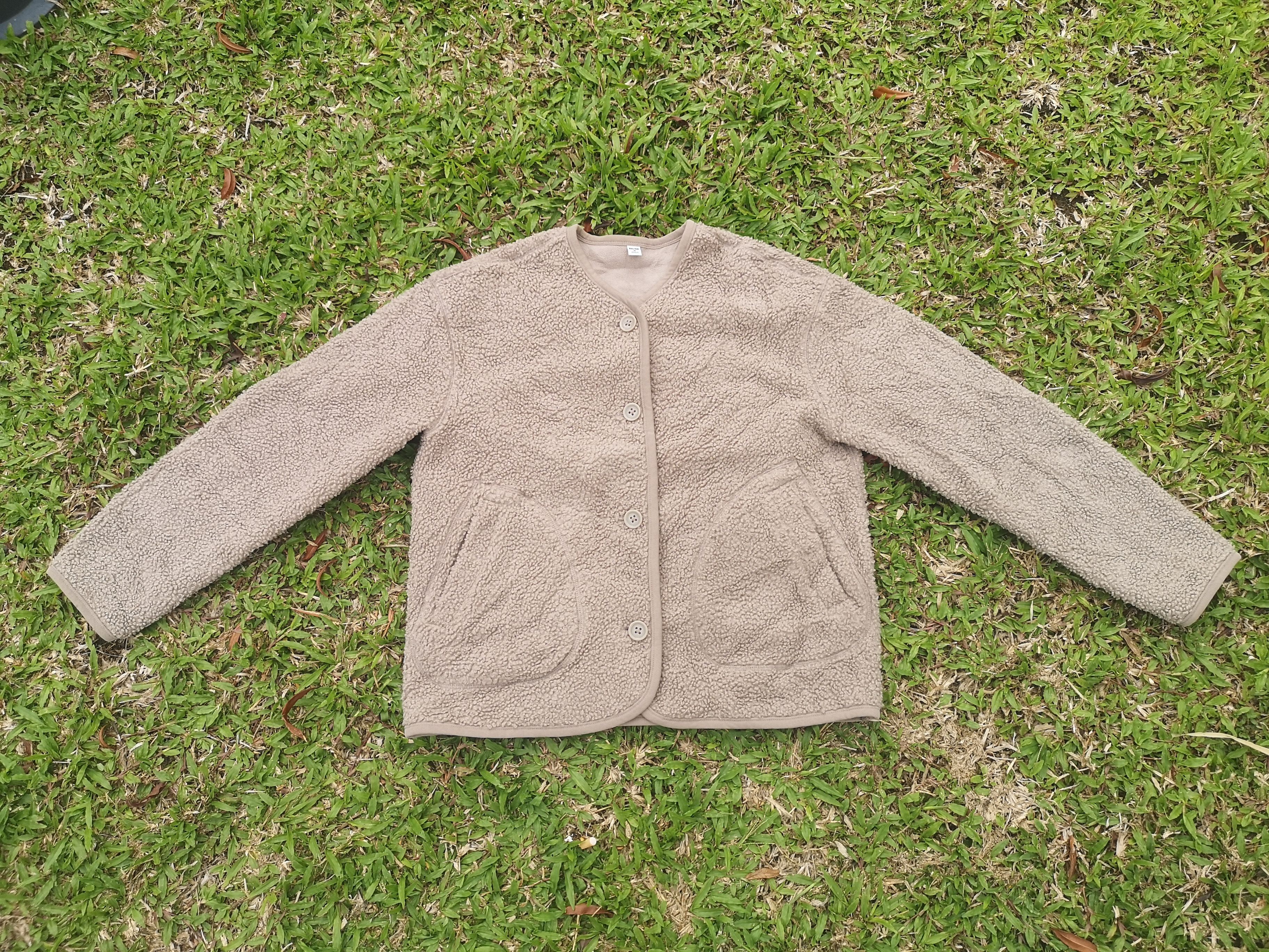 Japanese Brand × Uniqlo Uniqlo Cardigan Sherpa Fleece Button Size US M / EU 48-50 / 2 - 3 Thumbnail